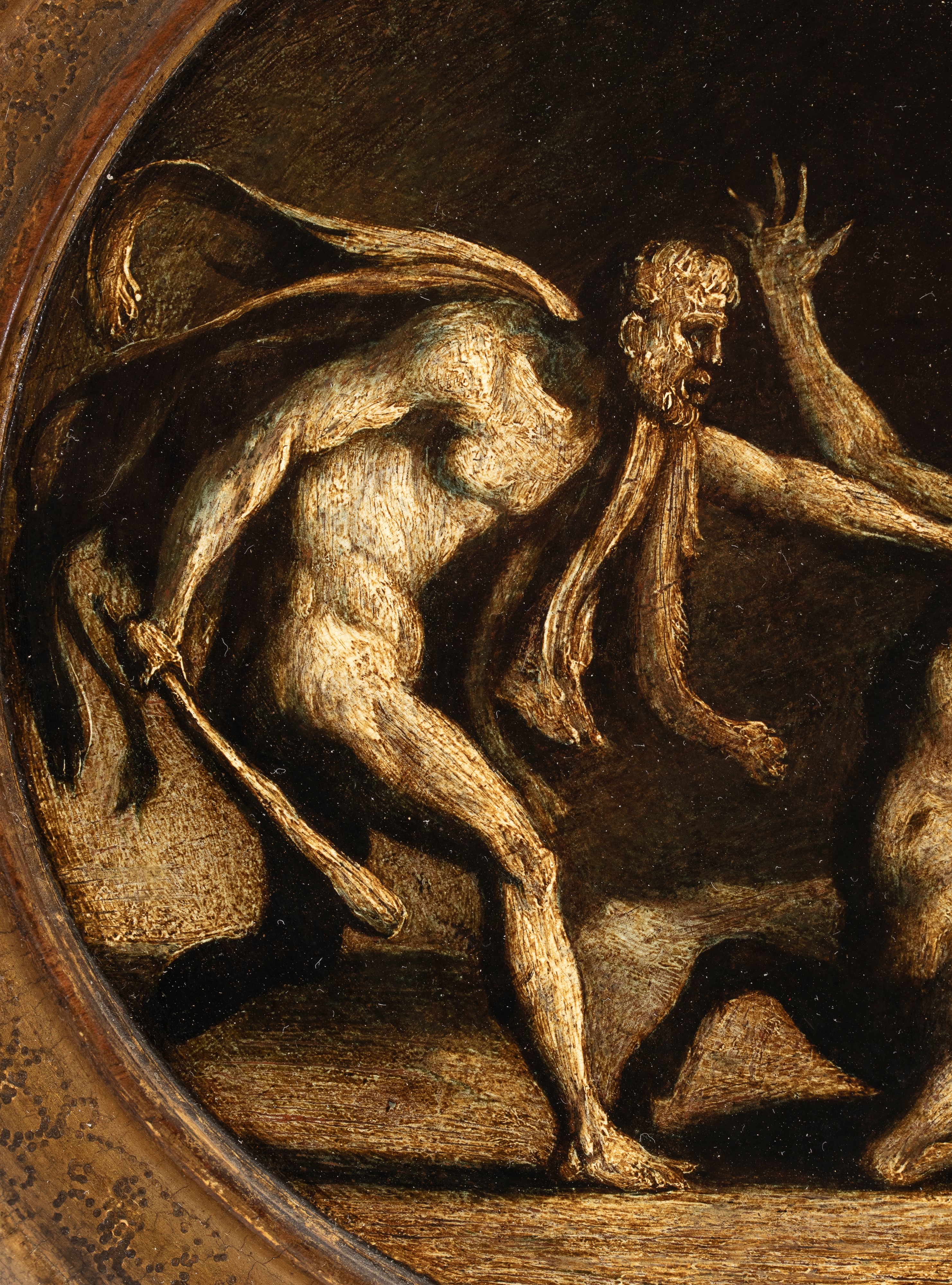 Giulio Pippi Detto Giulio Romano - Ercole con Cerbero e Ercole e il Centauro (coppia di dipinti a...