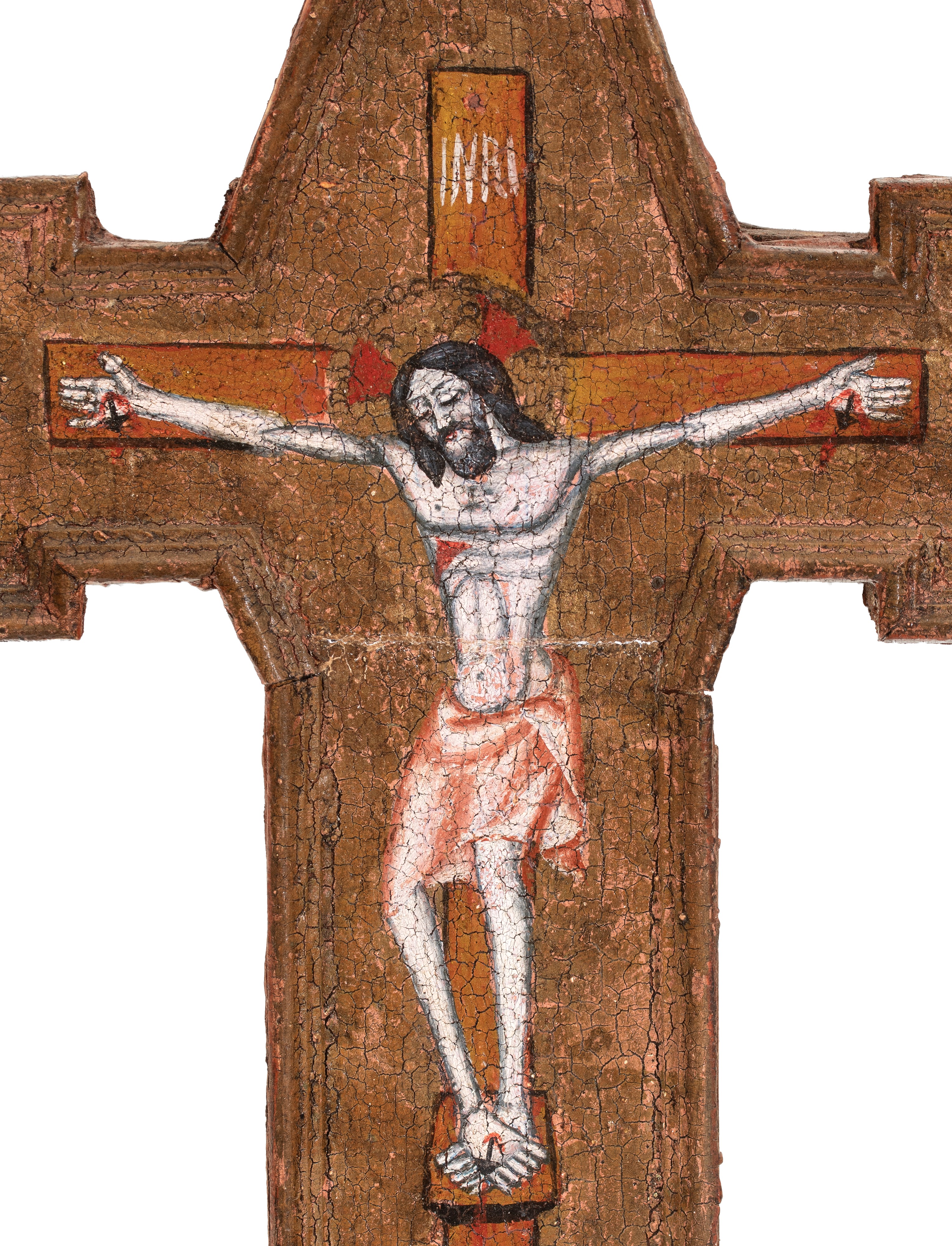 Pittura Umbra del XIV Secolo - Crocifisso, tempera su tavola (supporto ligneo)