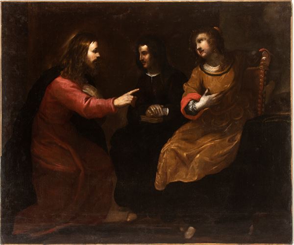 Christ in the house of Martha and Mary