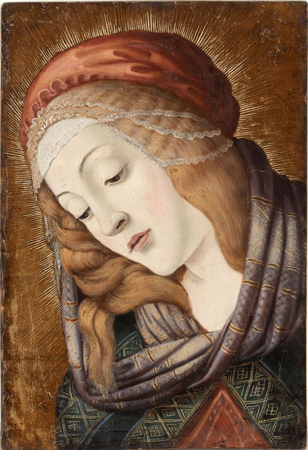 Testa della Vergine dalla Madonna del Magnificat 