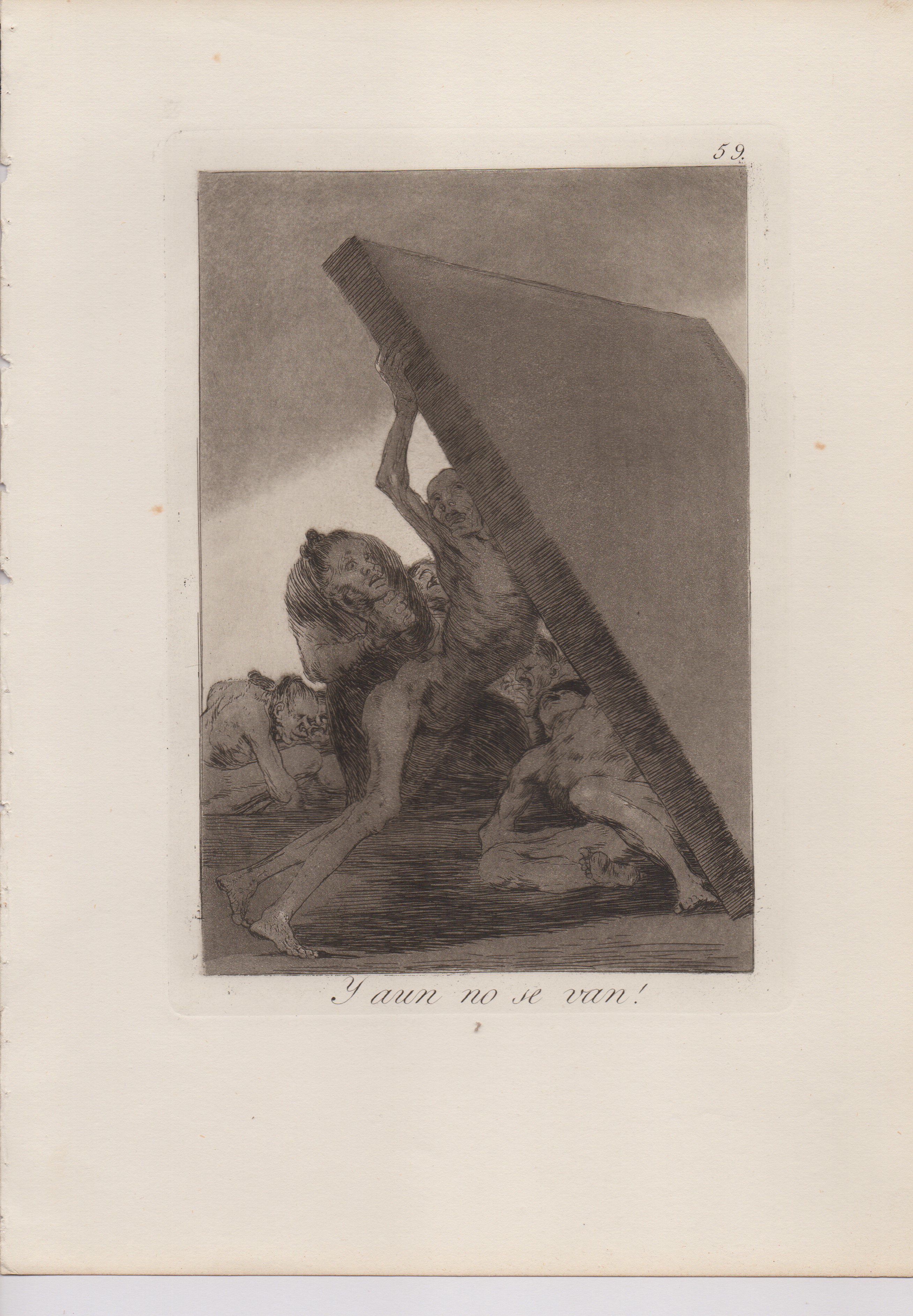 Francisco Goya - Serie dei Caprichos, Sei incisioni (acquaforte e acquatinta, edizione III su XII...
