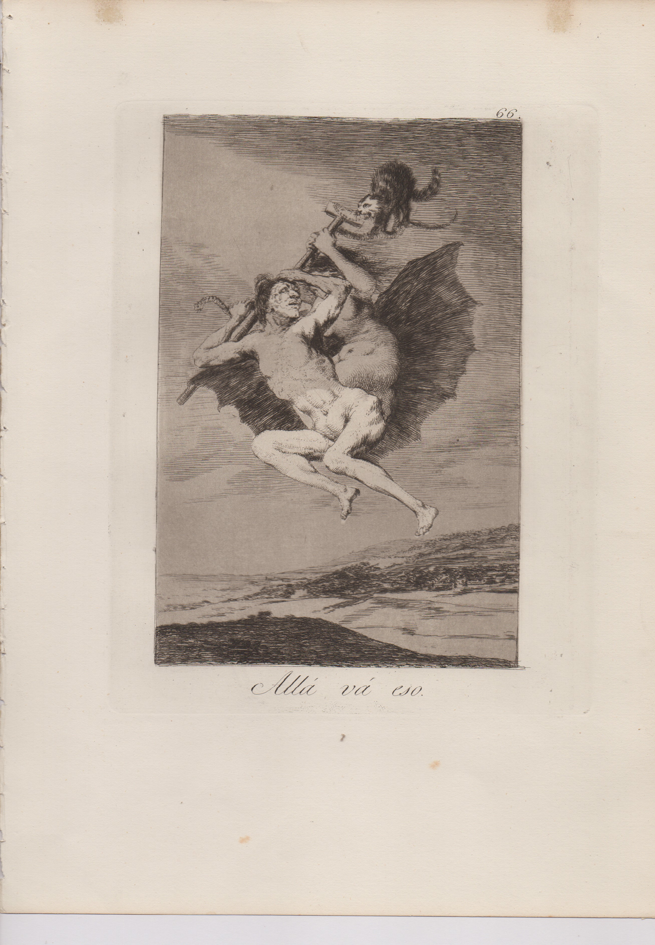 Francisco Goya - Serie dei Caprichos, Sei incisioni (acquaforte e acquatinta, edizione III su XII...