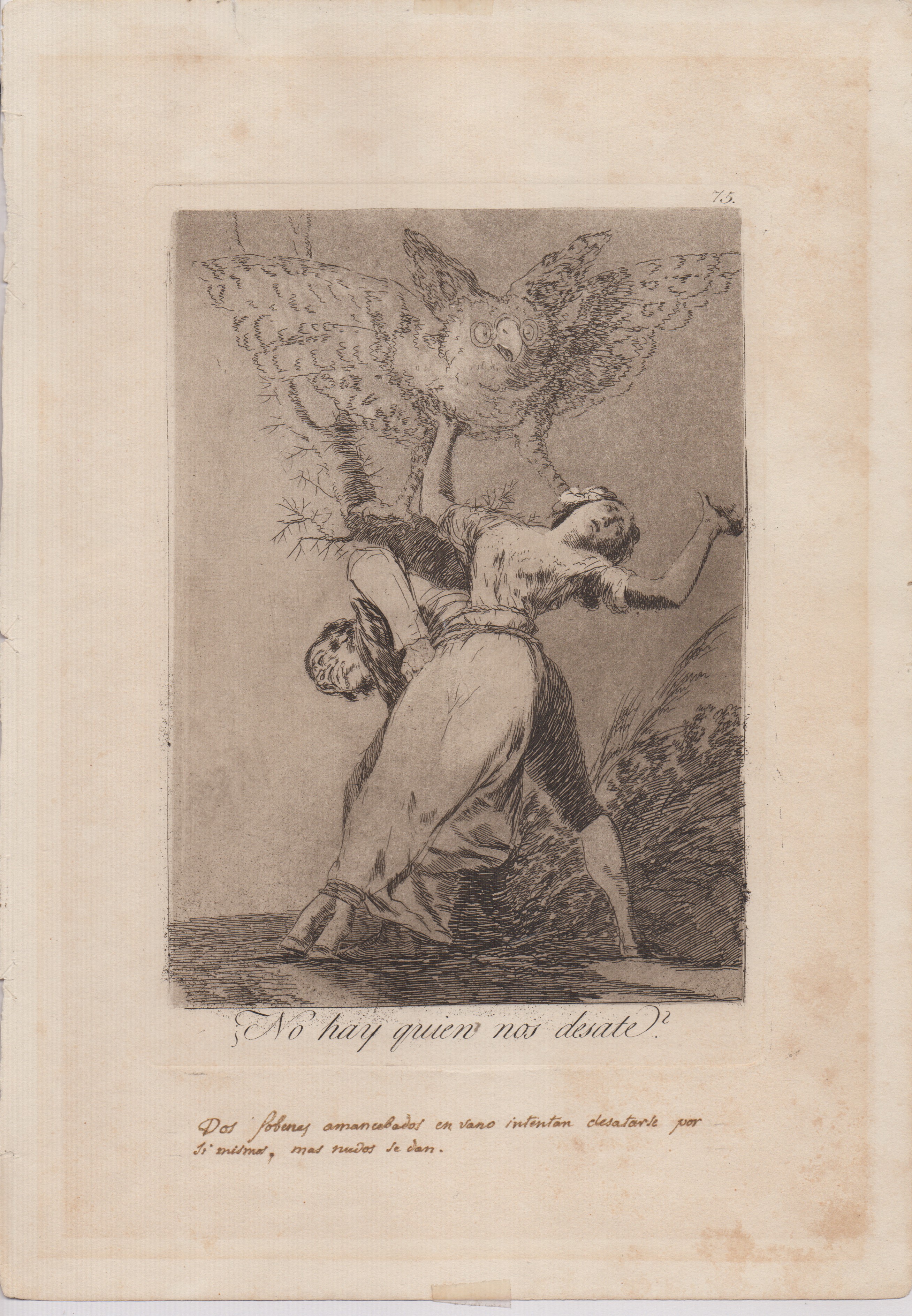 Francisco Goya - Serie dei Caprichos, Sei incisioni (acquaforte e acquatinta, edizione III su XII...