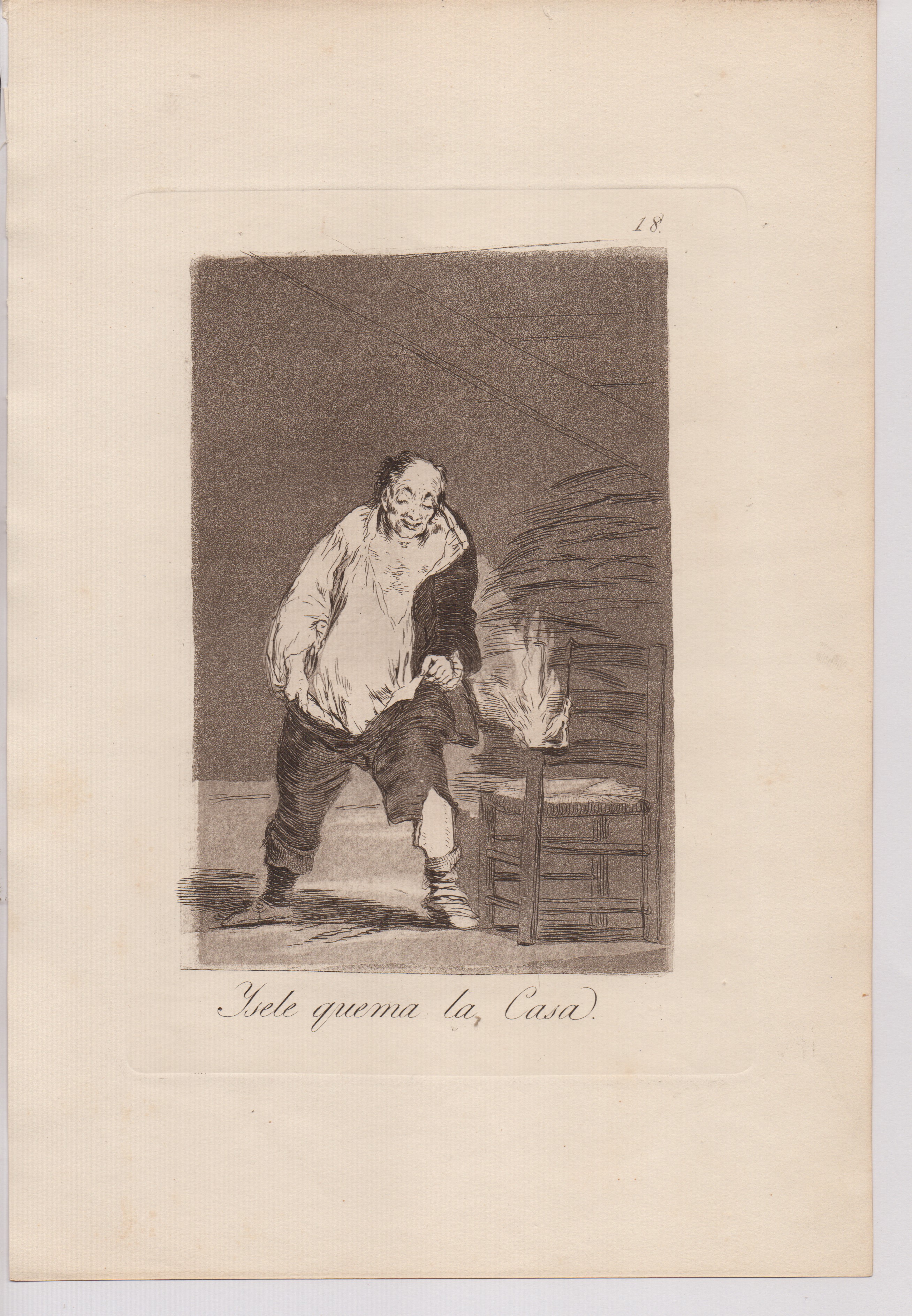 Francisco Goya - Incisioni dalla serie Los Caprichos (5 tavole)
