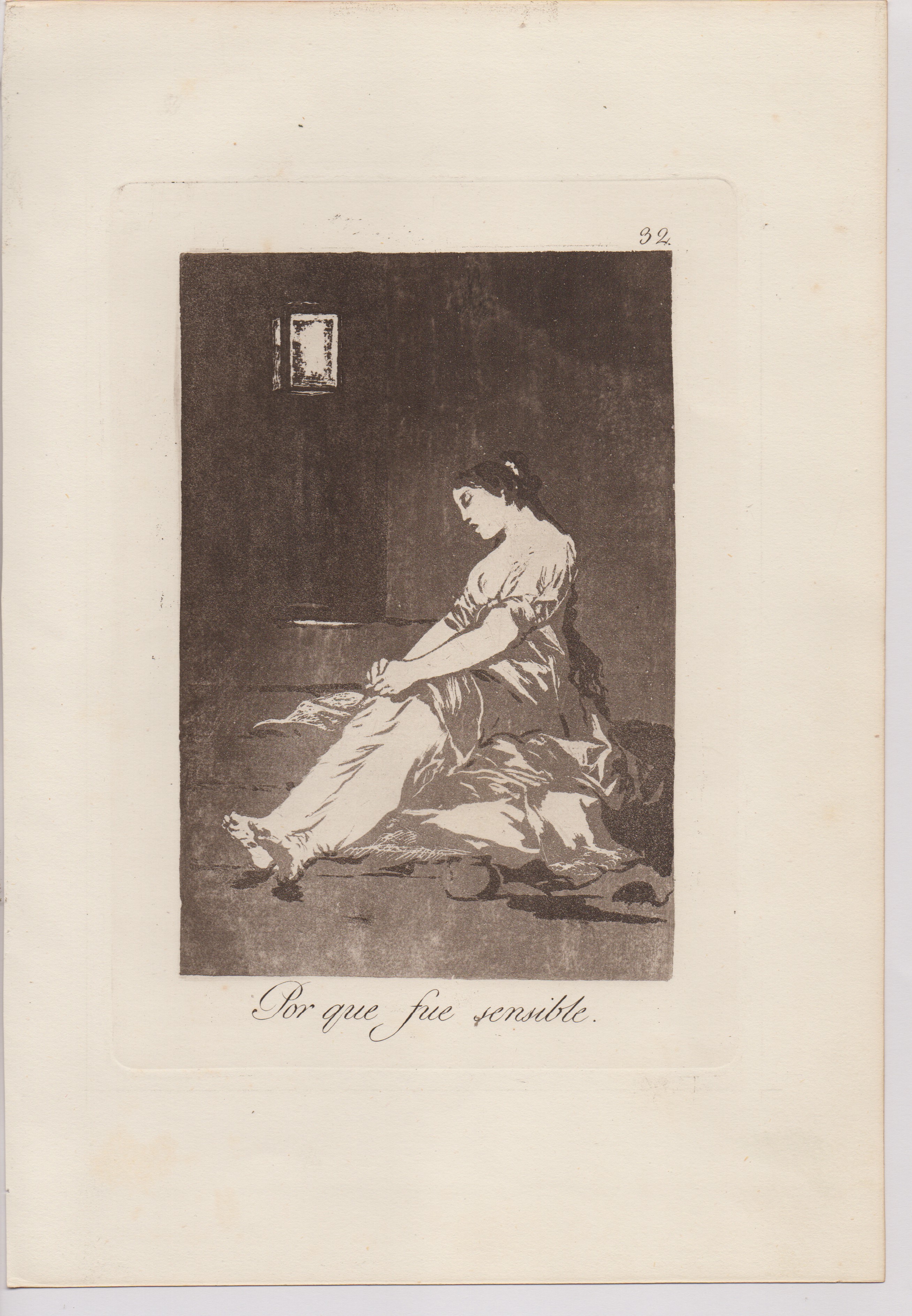 Francisco Goya - Incisioni dalla serie Los Caprichos (5 tavole)