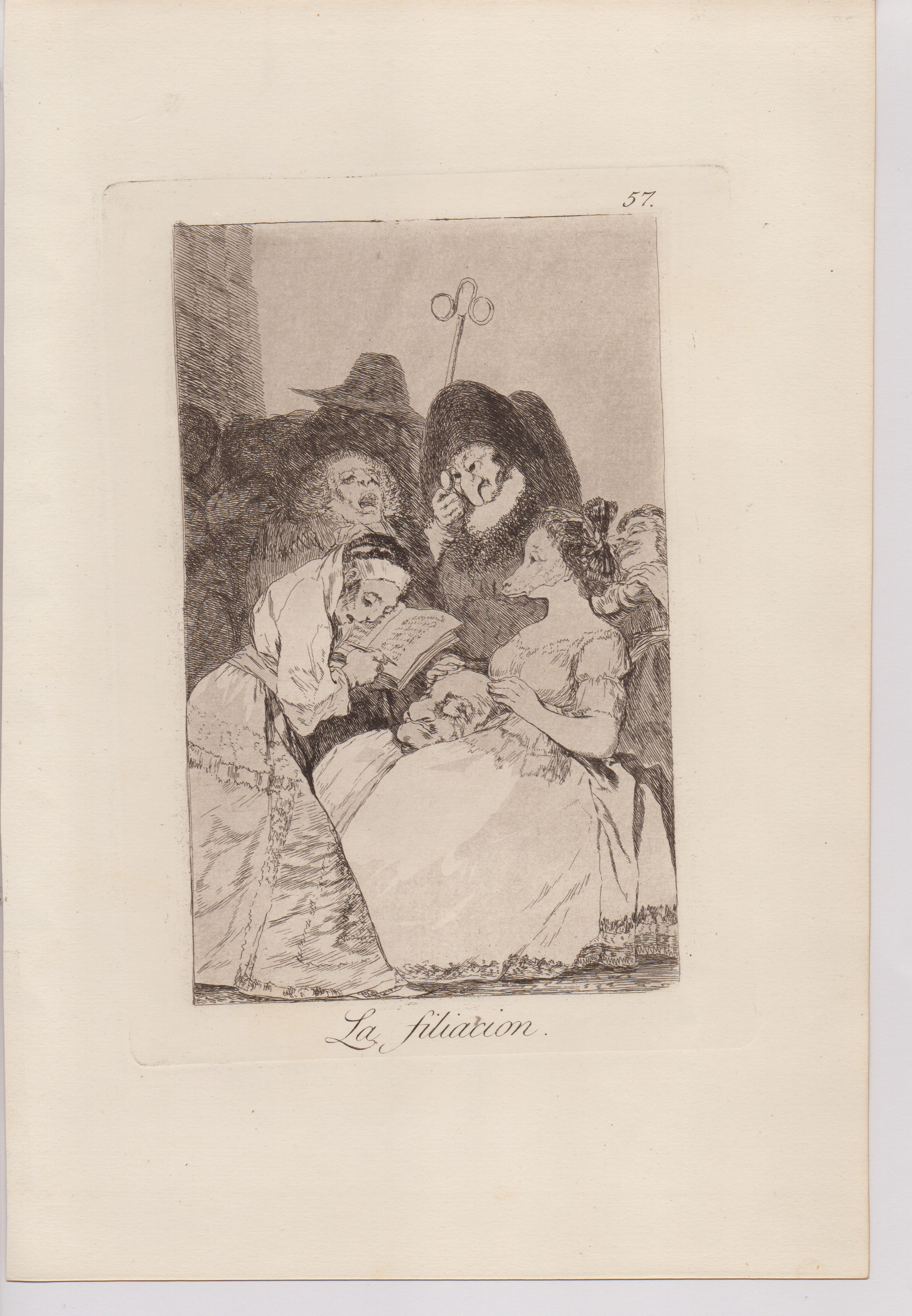 Francisco Goya - Incisioni dalla serie Los Caprichos (5 tavole)