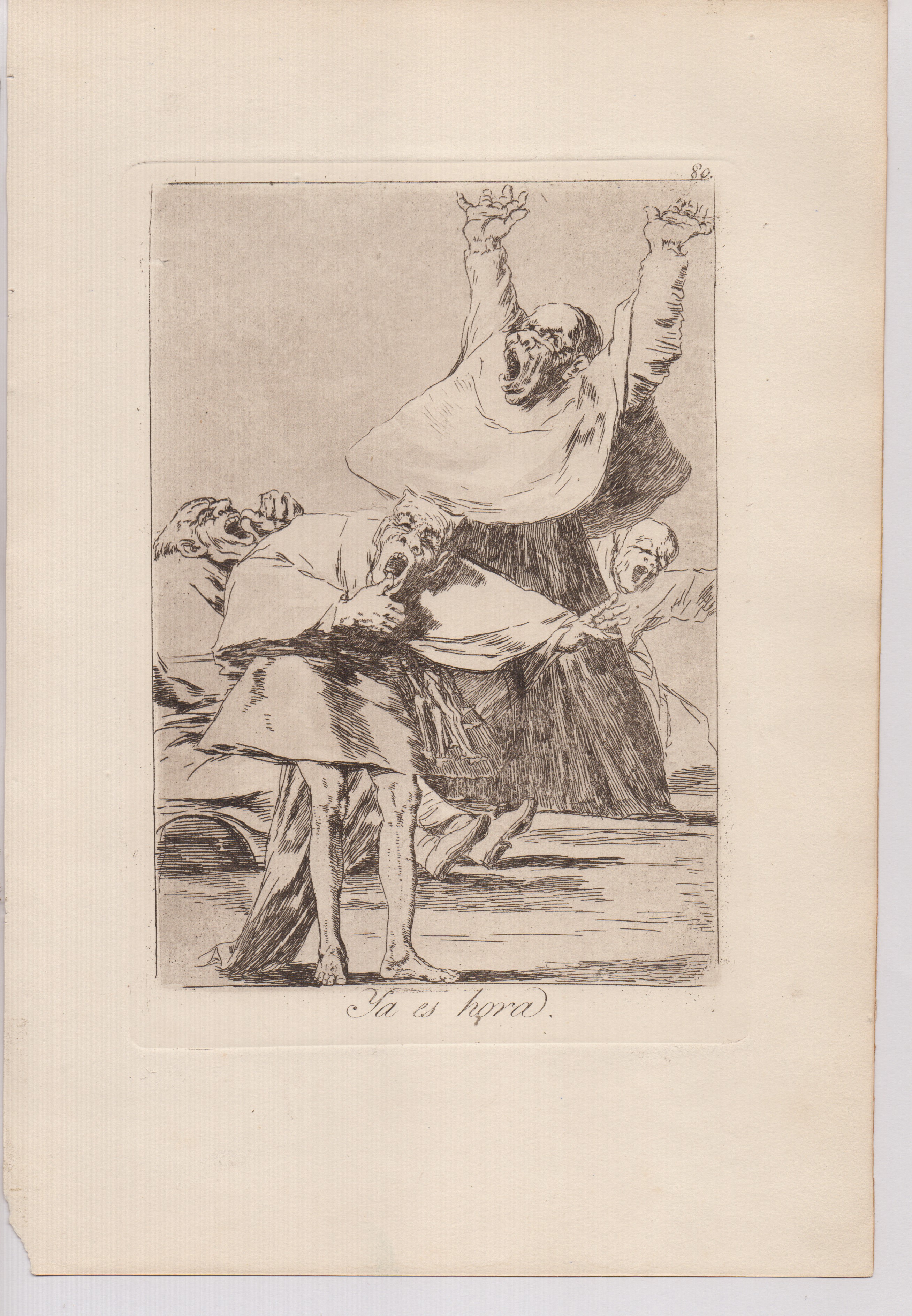 Francisco Goya - Incisioni dalla serie Los Caprichos (5 tavole)