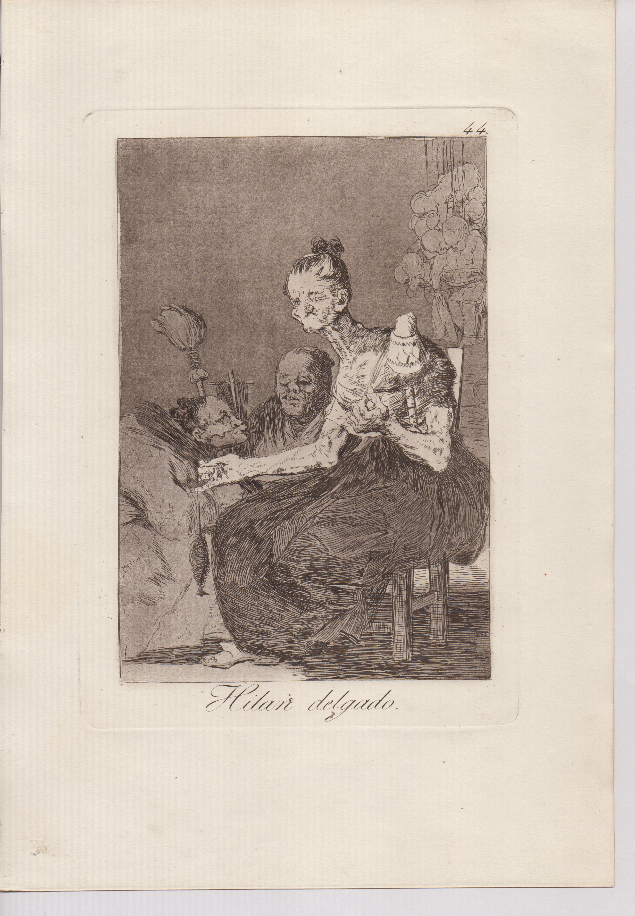 Francisco Goya - Incisioni dalla serie Los Caprichos (cinque opere)