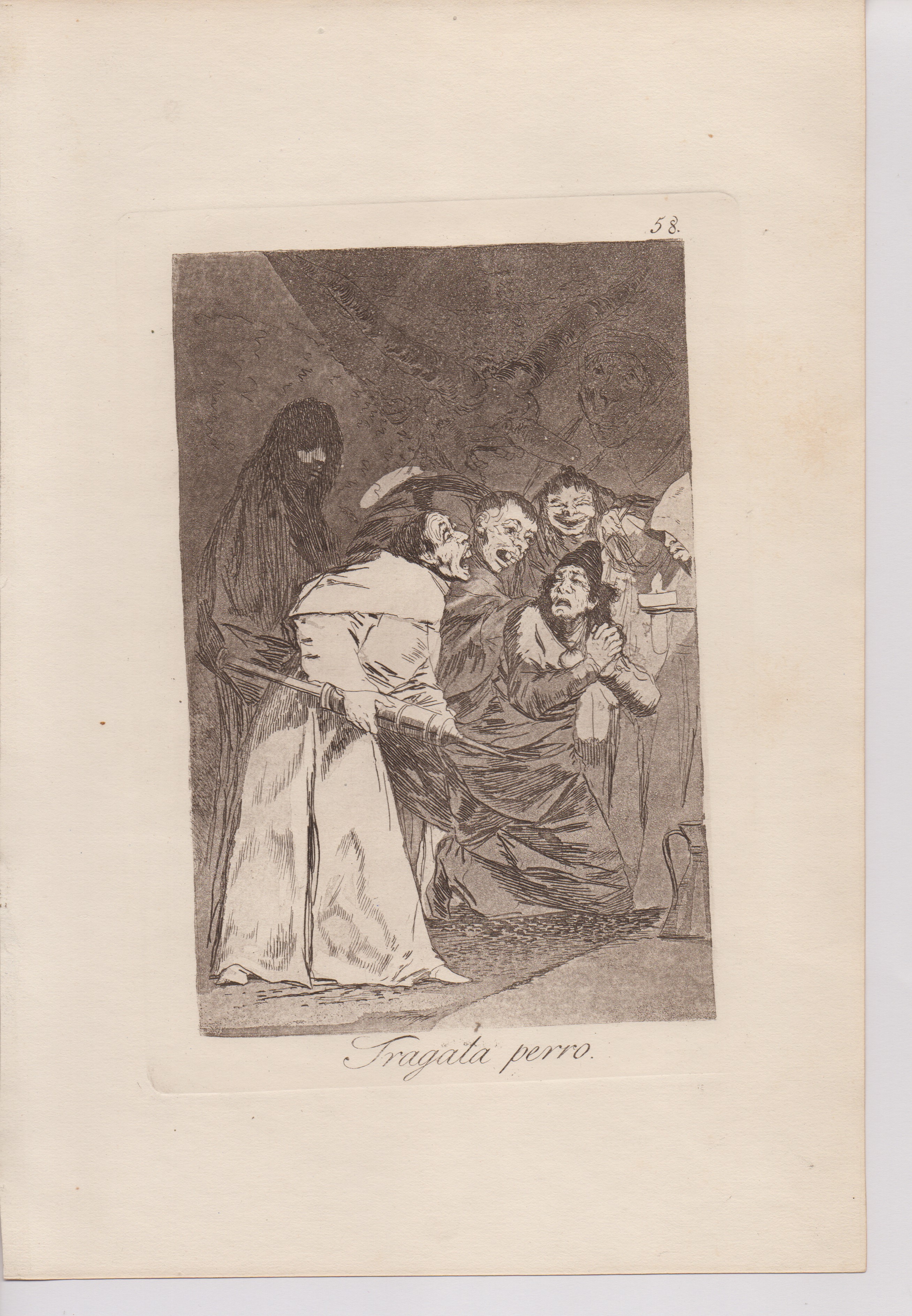 Francisco Goya - Incisioni dalla serie Los Caprichos (cinque opere)