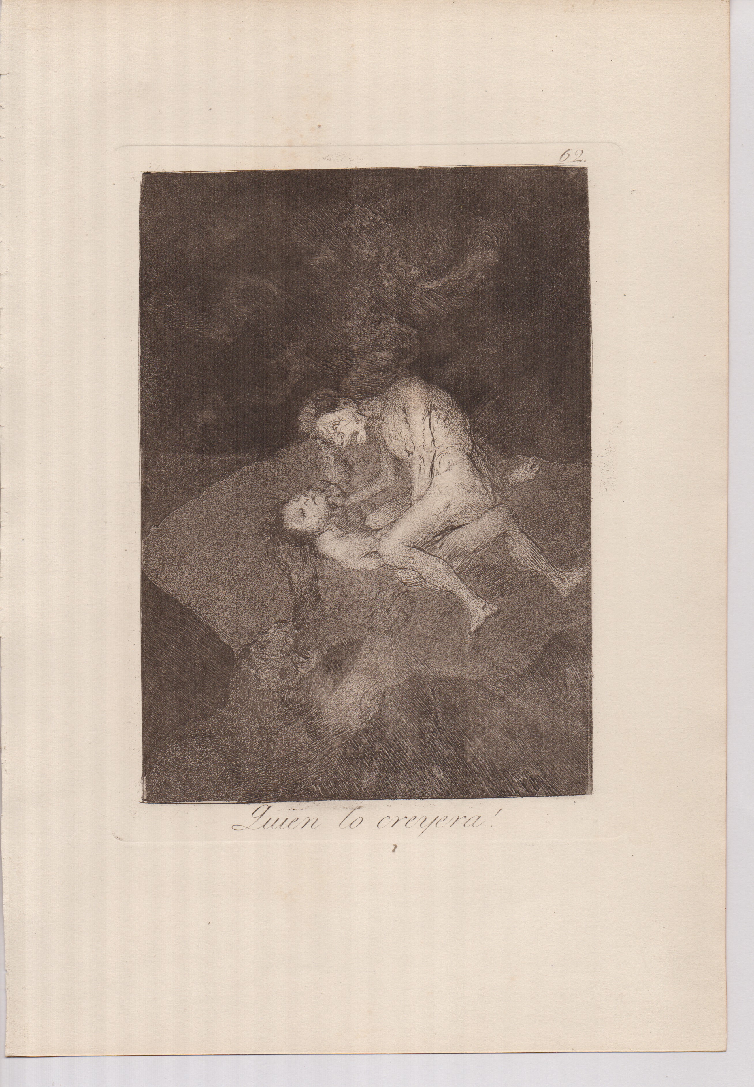 Francisco Goya - Incisioni dalla serie Los Caprichos (cinque opere)