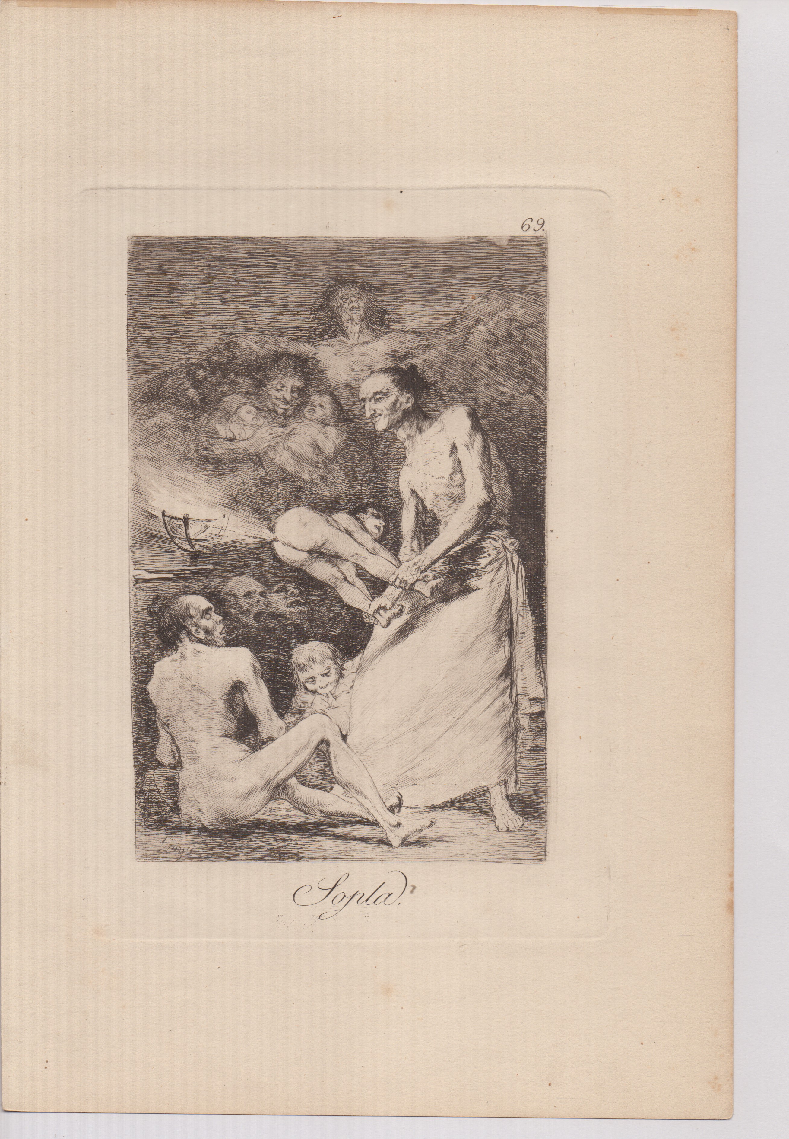 Francisco Goya - Cinque incisioni dalla serie Los Caprichos