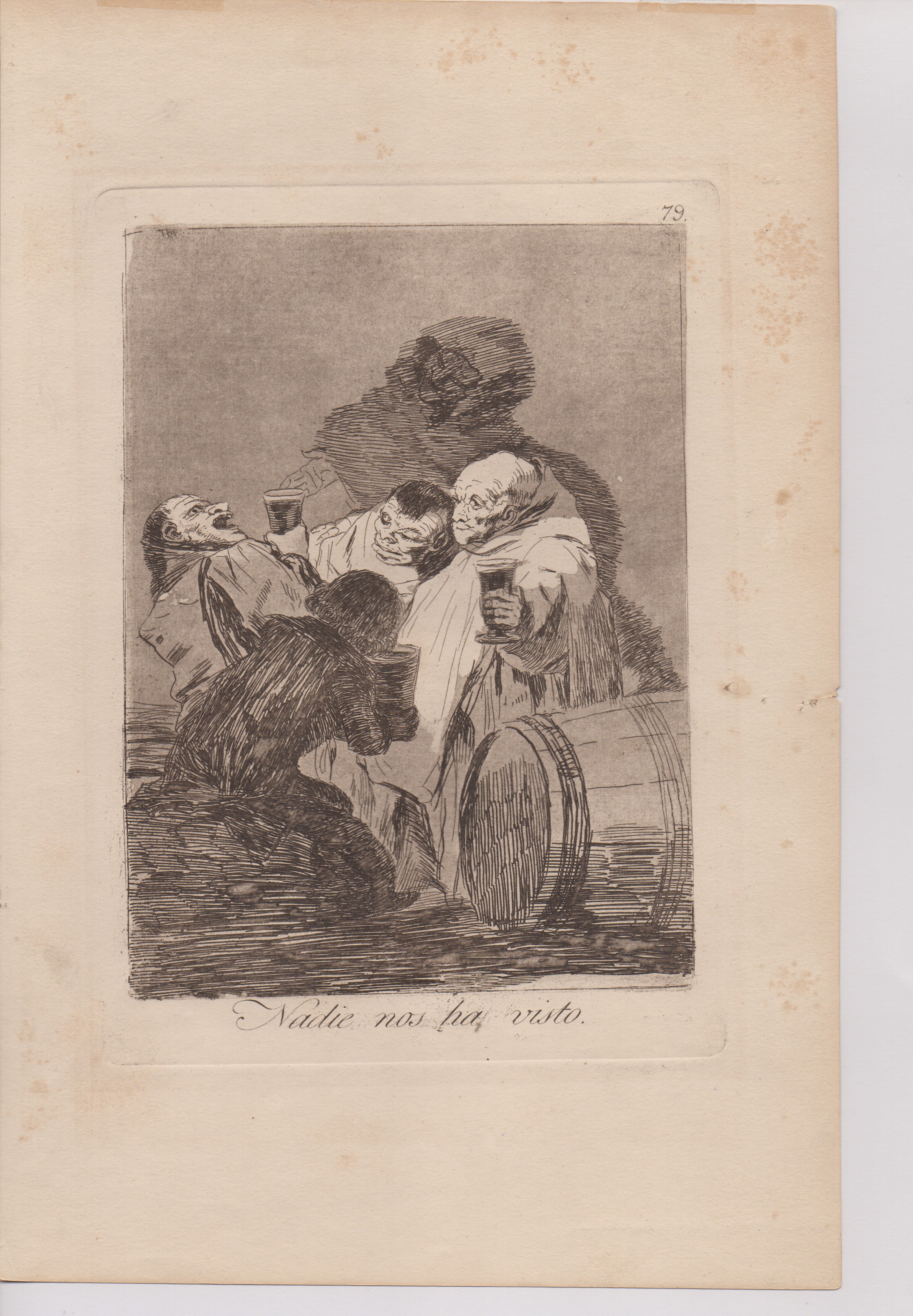 Francisco Goya - Cinque incisioni dalla serie Los Caprichos