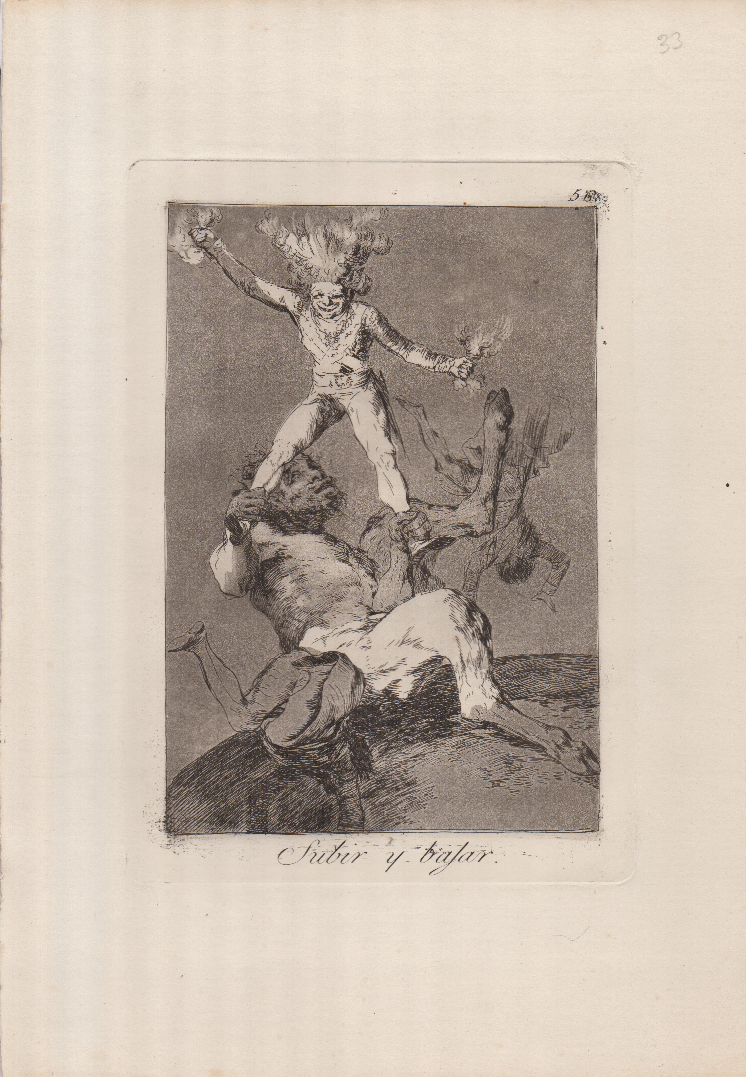 Francisco Goya - Quattro incisioni da Los Caprichos (Muchachos al avío | ¿Quién más rendido? | Le...