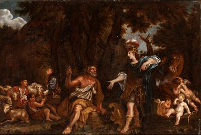Erminia tra i pastori