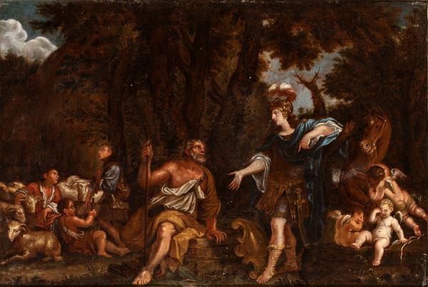 Filippo Lauri - Erminia among the Shepherds