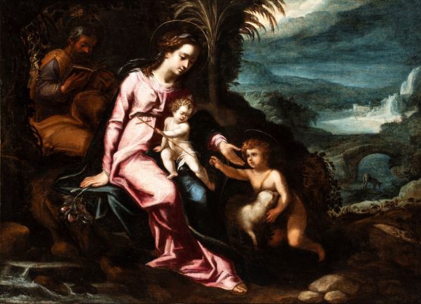 Sacra Famiglia con San Giovannino