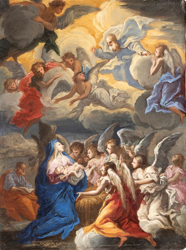 Holy Family with Angels