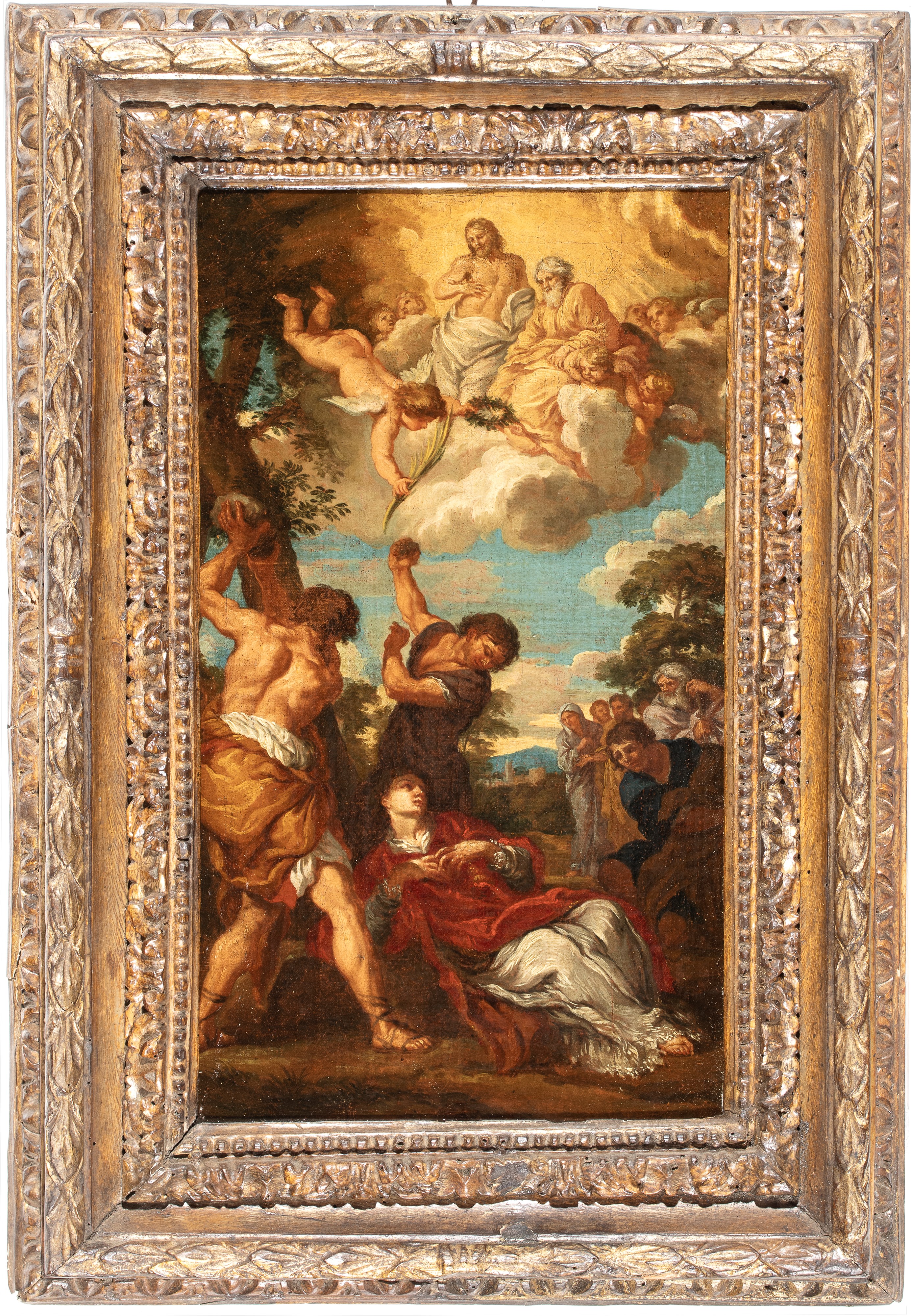 Filippo Lauri - Martirio di Santo Stefano, olio su tela
