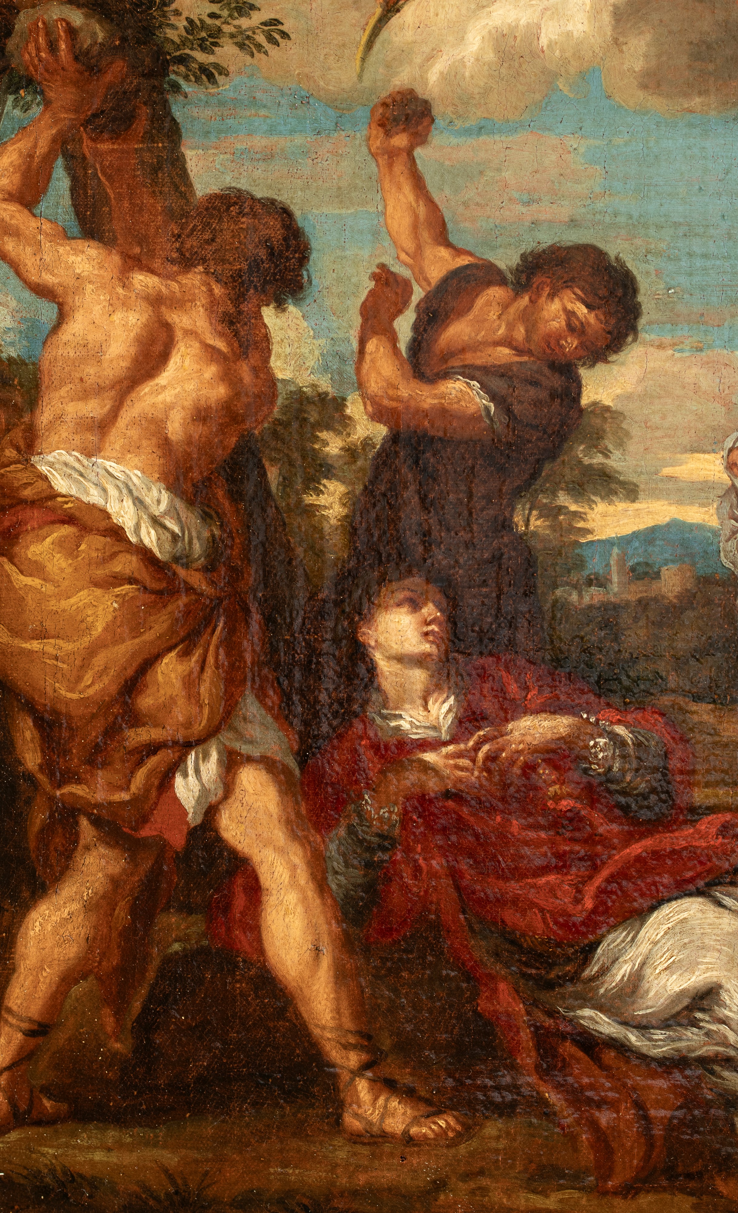 Filippo Lauri - Martirio di Santo Stefano, olio su tela