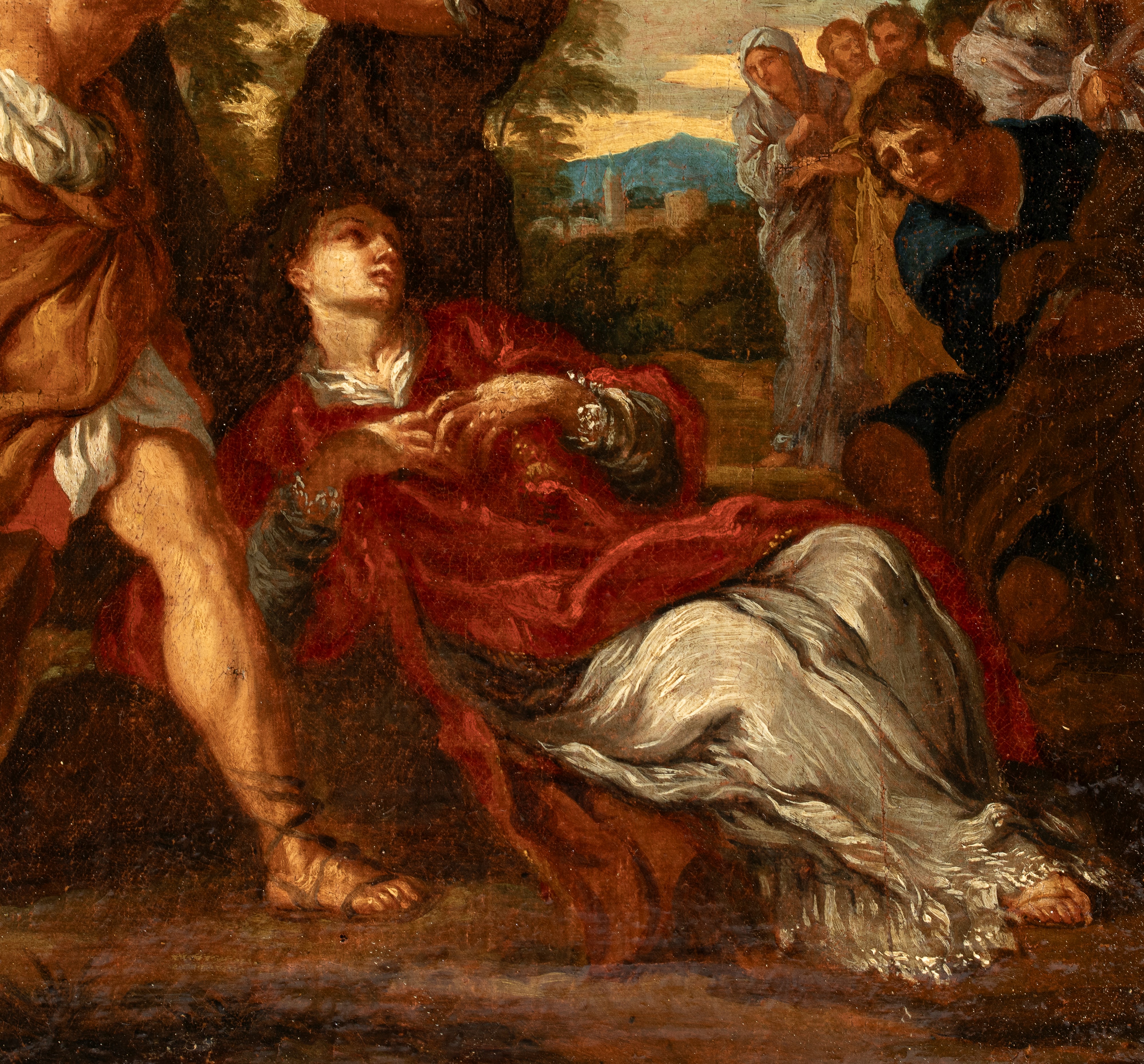 Filippo Lauri - Martirio di Santo Stefano, olio su tela