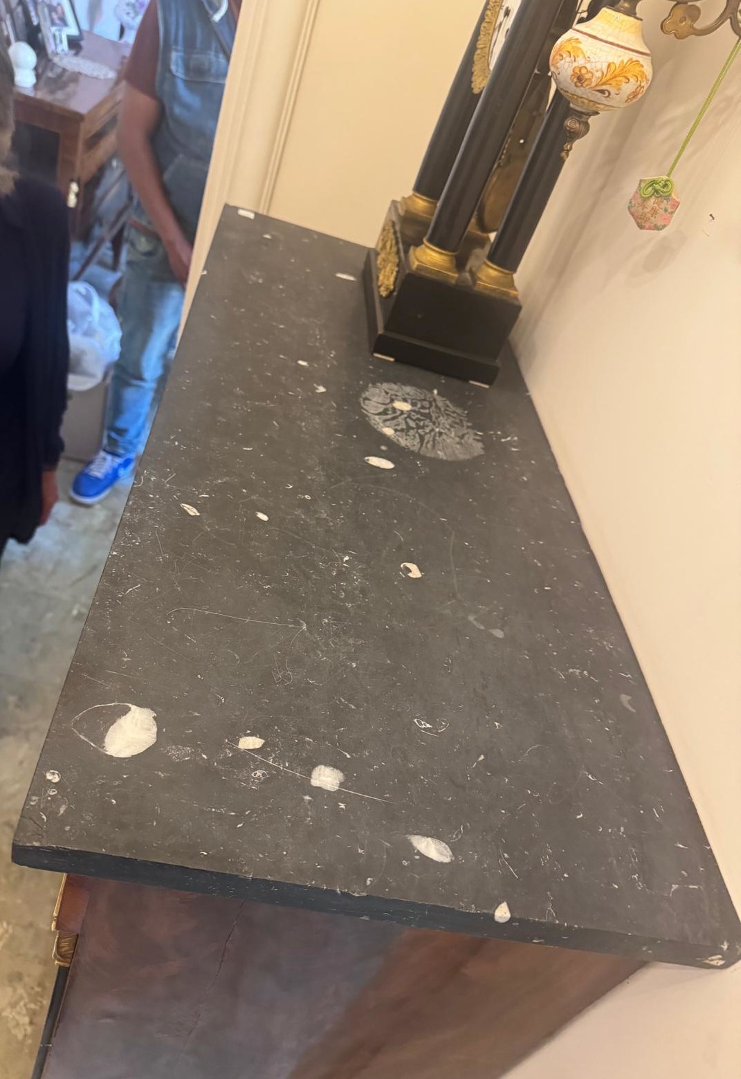 Secretaire in Mogano a Battente,
