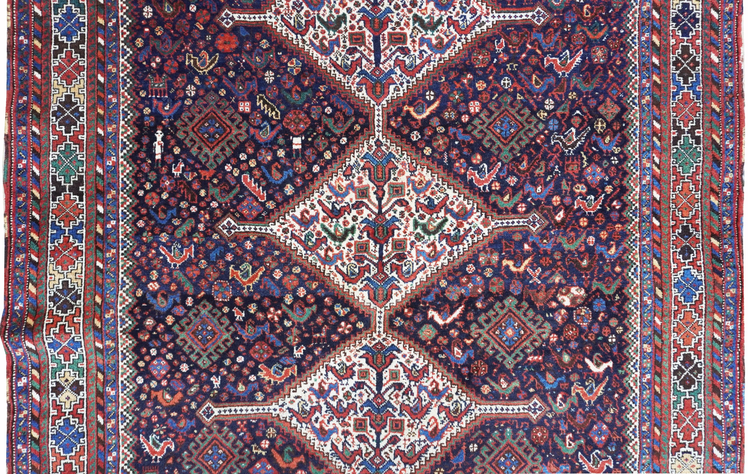 Tappeto Khamseh, Persia meridionale, primi ‘900