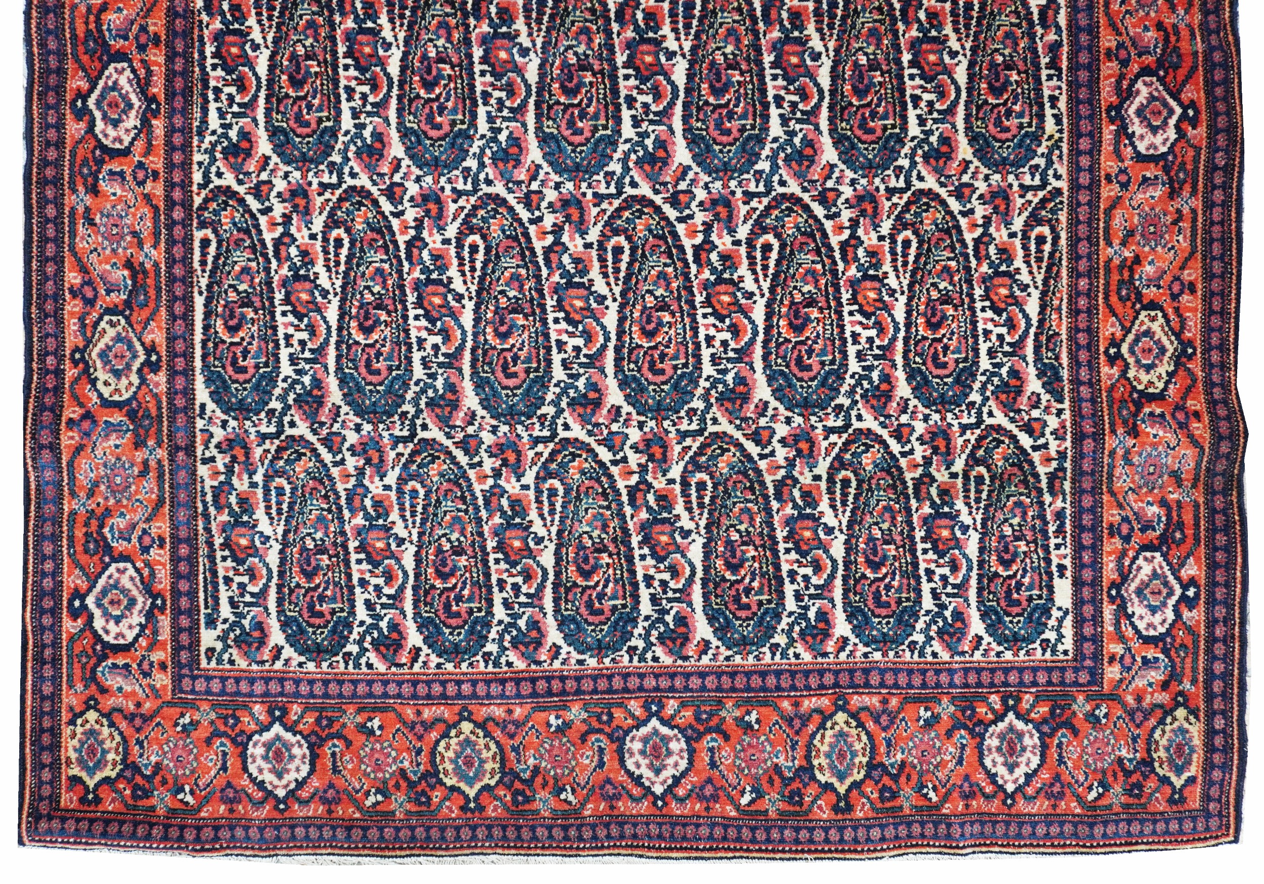 Tappeto Senneh, motivo “Boteh”, Persia occidentale, primi del Novecento