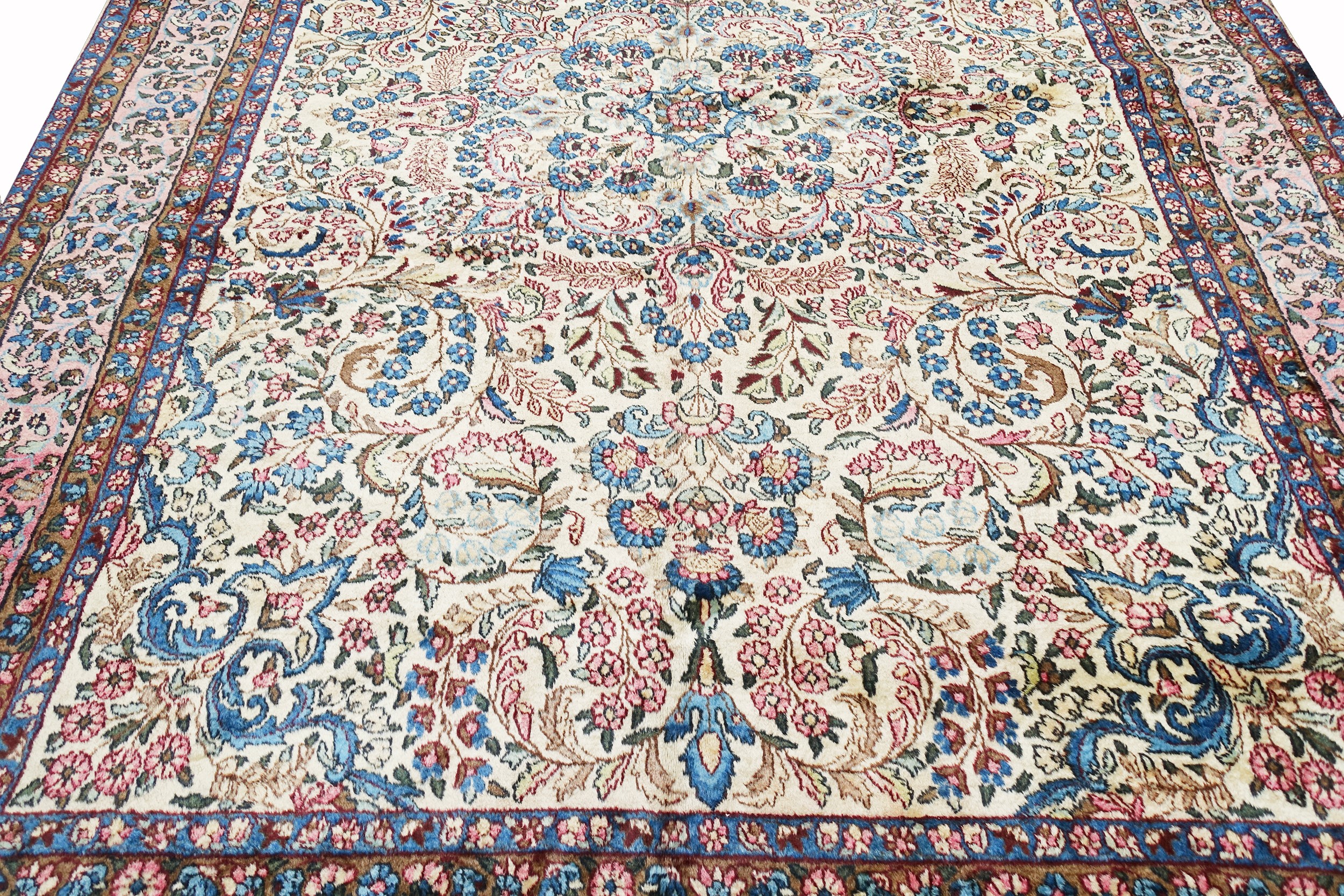 Tappeto Kirman Laver, Persia meridionale, fine XIX secolo