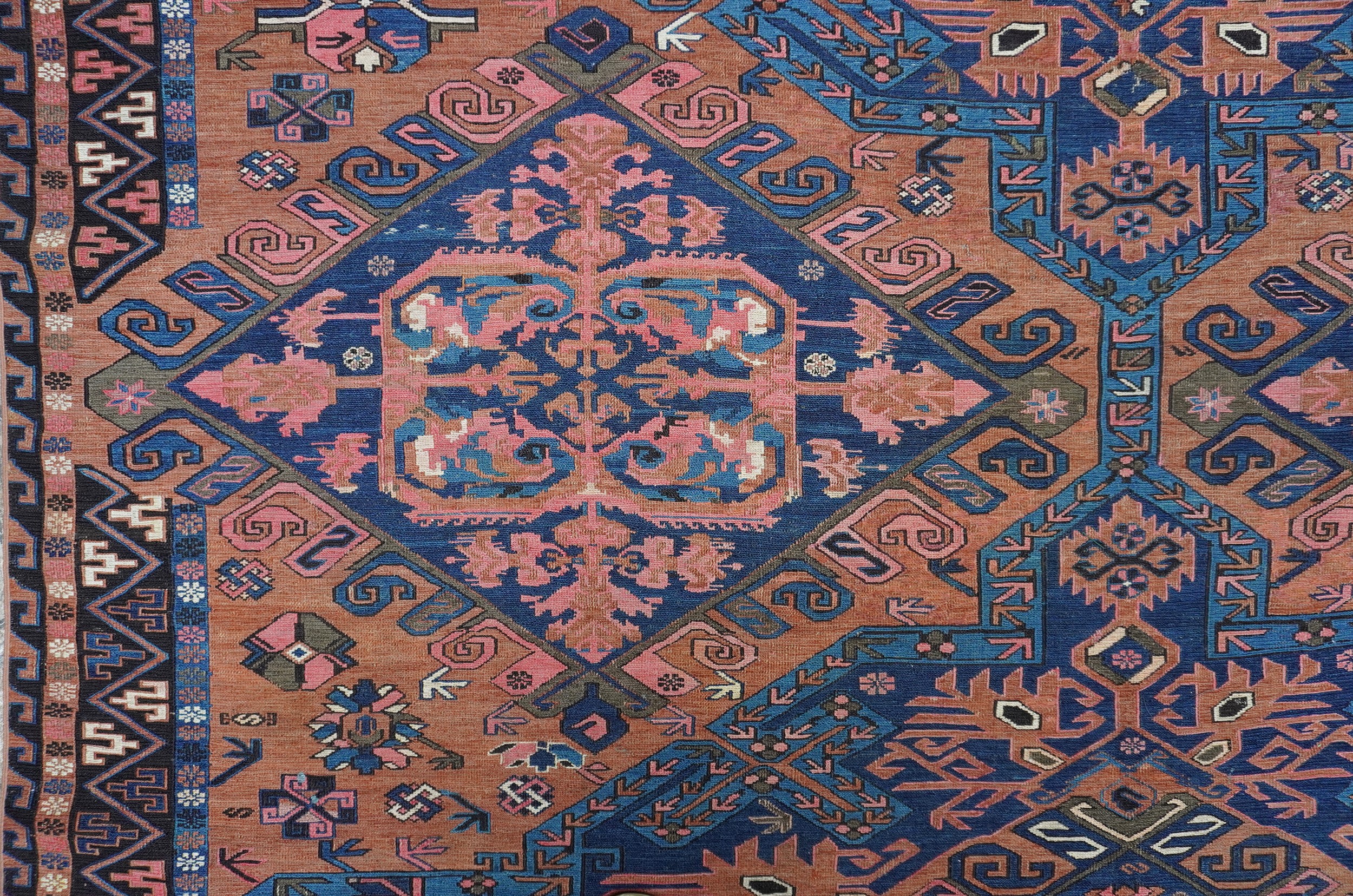 Caucaso, 1900 circa, Tappeto Sumakh