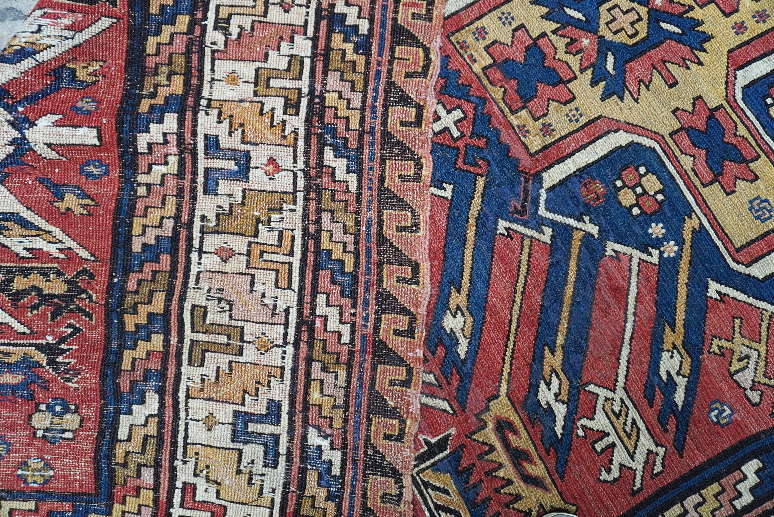 Tappeto Sumakh, “Celaberd”, Caucaso, XIX secolo
