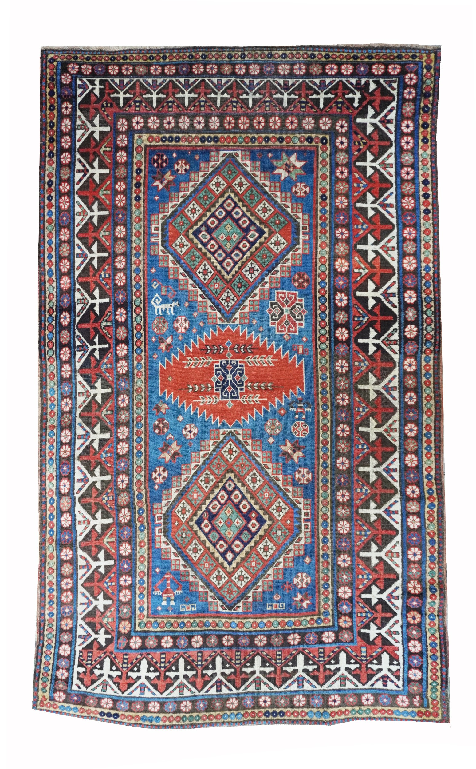 Caucaso, Tappeto Kazak, fine XIX secolo