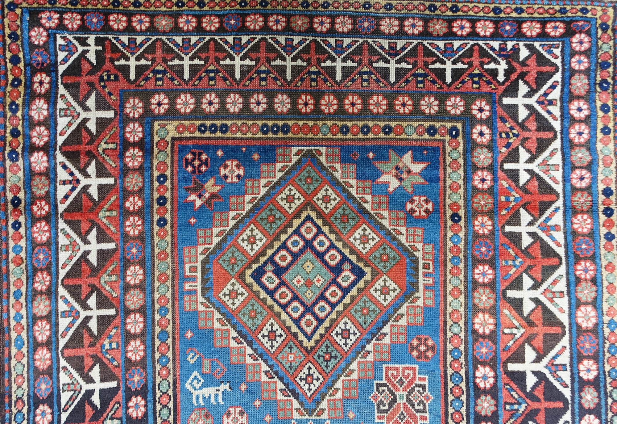 Caucaso, Tappeto Kazak, fine XIX secolo