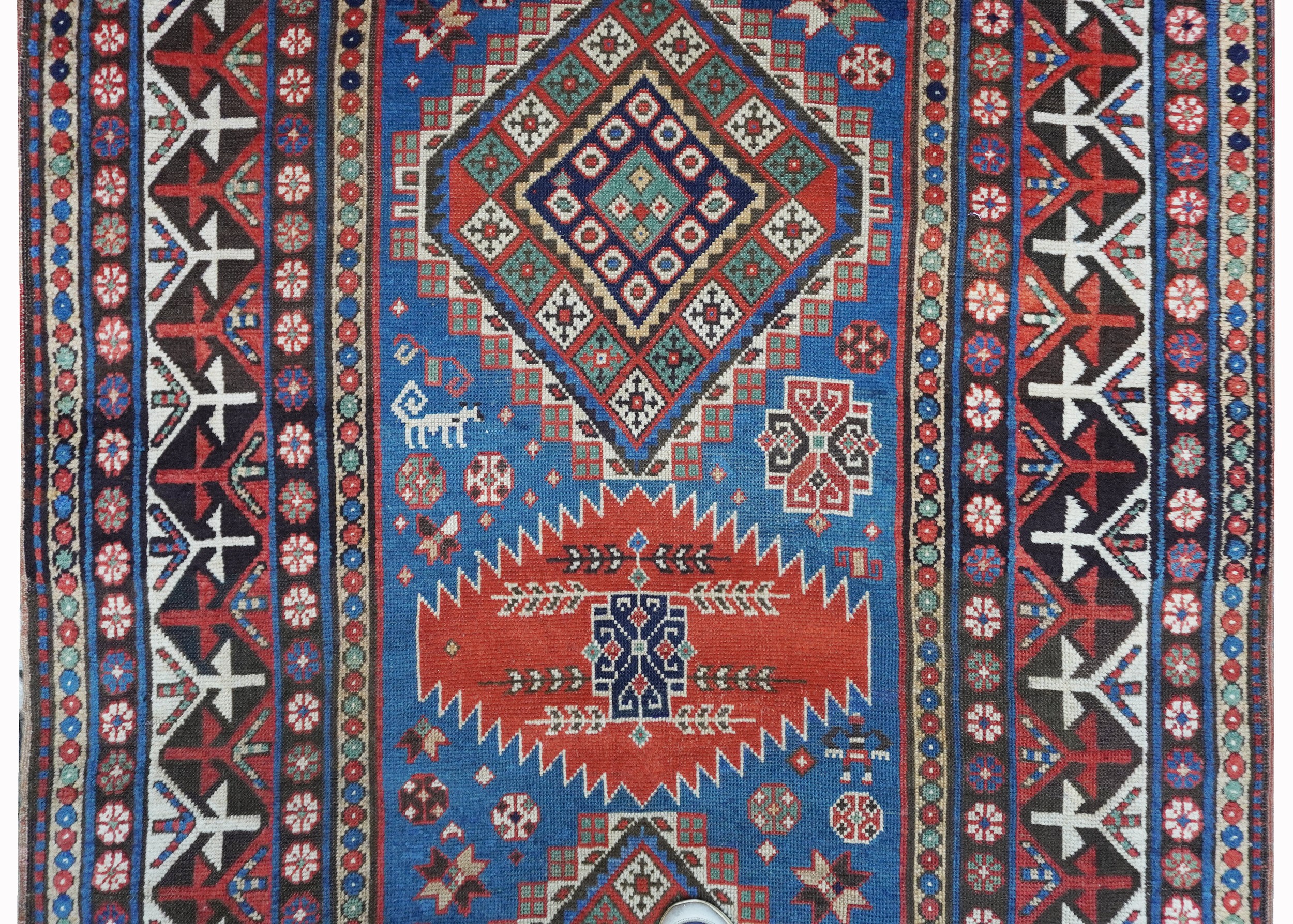 Caucaso, Tappeto Kazak, fine XIX secolo