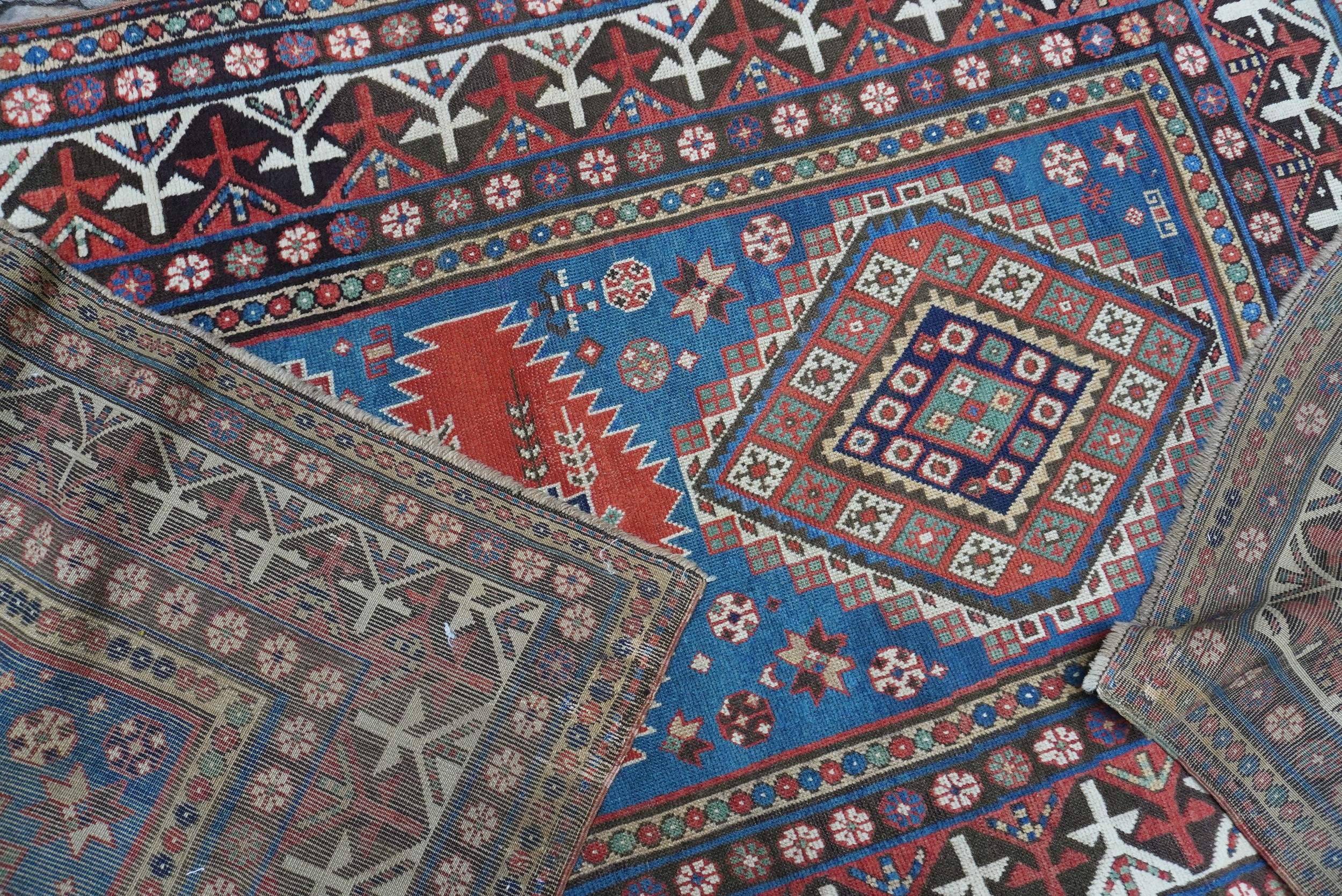 Caucaso, Tappeto Kazak, fine XIX secolo
