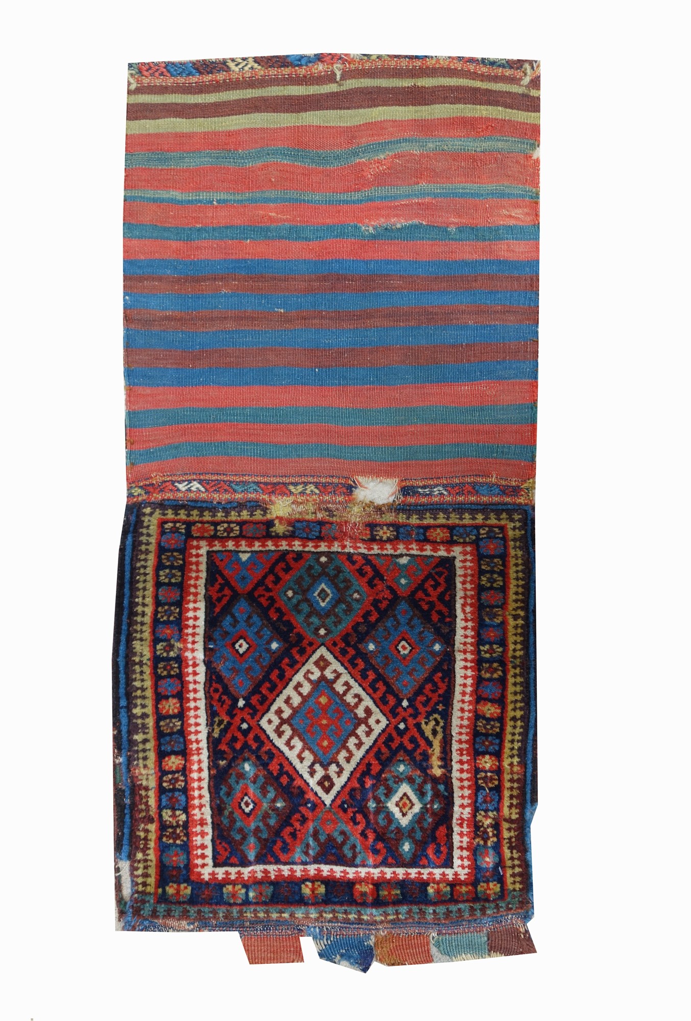 Tappeto Curdi, Persia occidentale, sacca Jaff Khorjin (fronte), fine XIX secolo