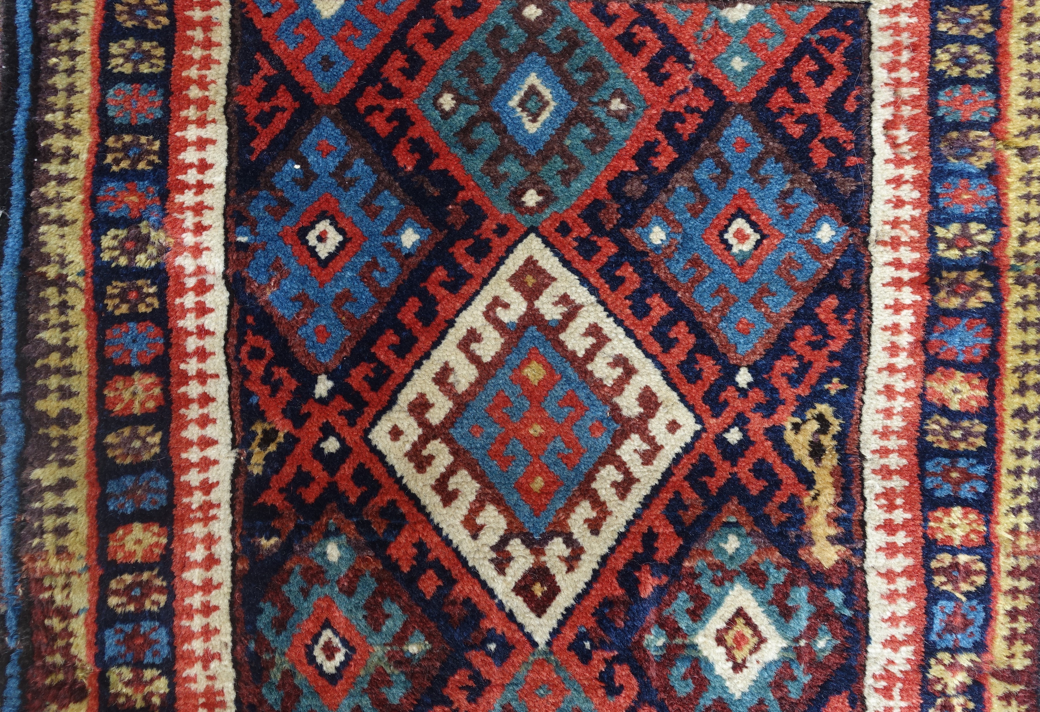 Tappeto Curdi, Persia occidentale, sacca Jaff Khorjin (fronte), fine XIX secolo