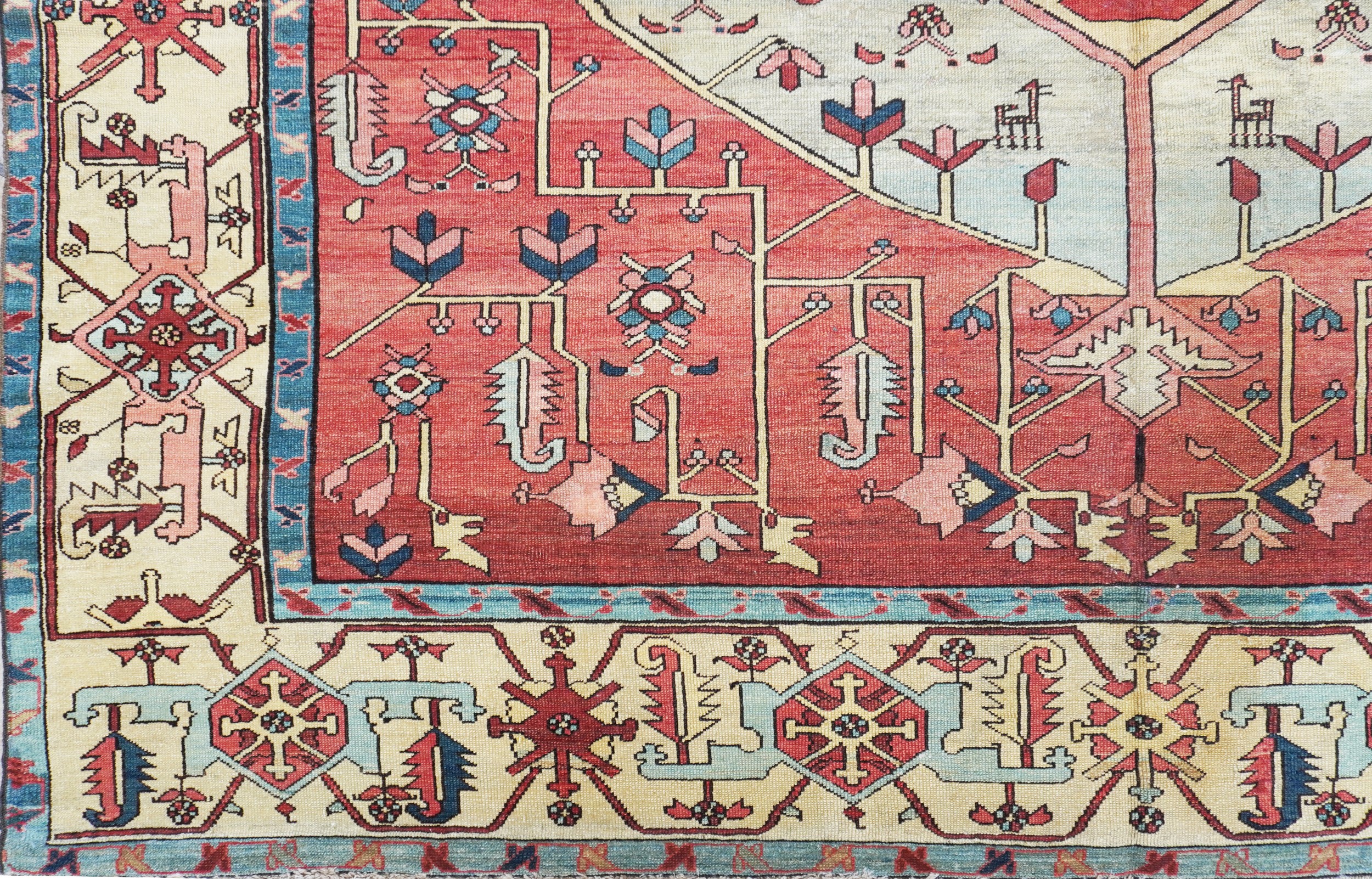Tappeto Serapi, annodatura fine, Persia occidentale, XIX secolo