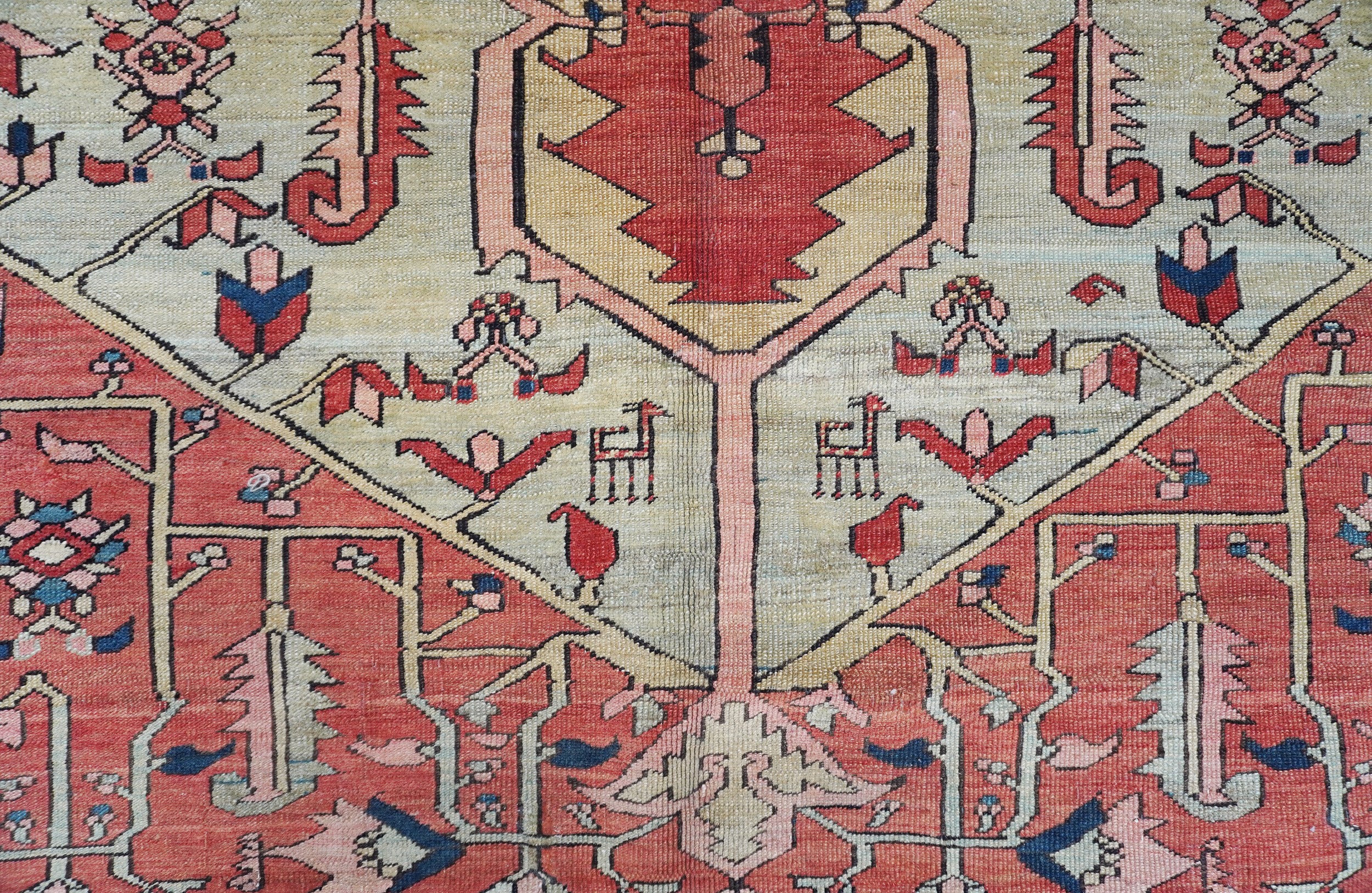 Tappeto Serapi, annodatura fine, Persia occidentale, XIX secolo