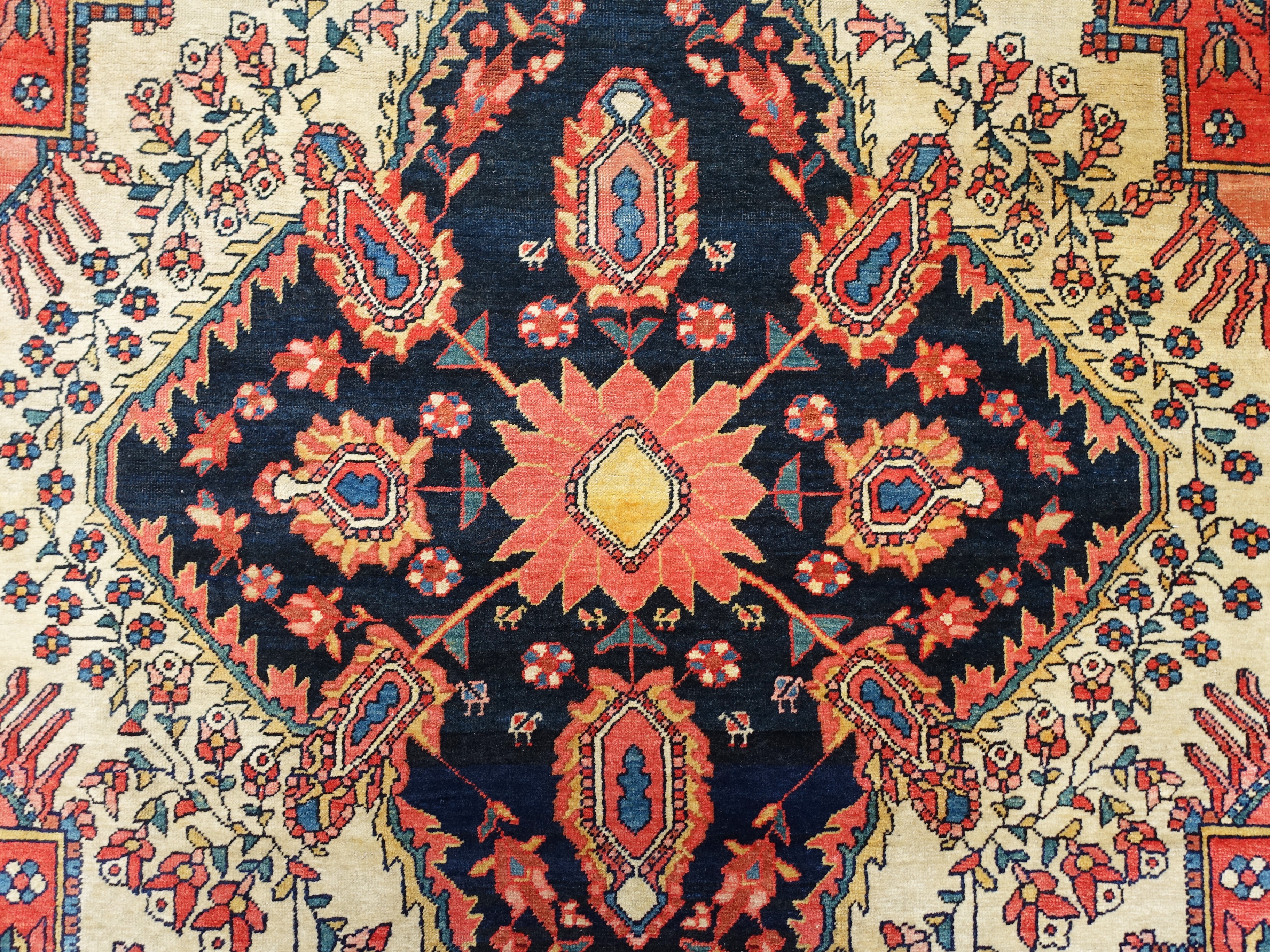 Persia occidentale, Saruk-Farahan, tappeto a disegno ornamentale