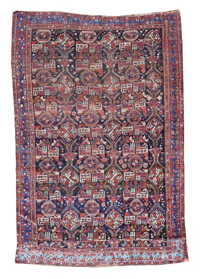 Khamseh, Tappeto Khamseh, Persia meridionale, XIX secolo