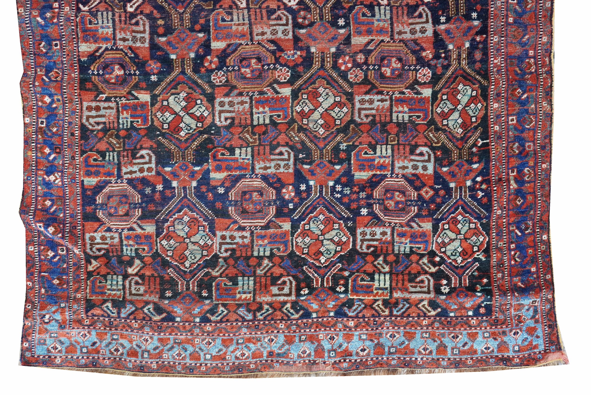 Khamseh, Tappeto Khamseh, Persia meridionale,  XIX secolo