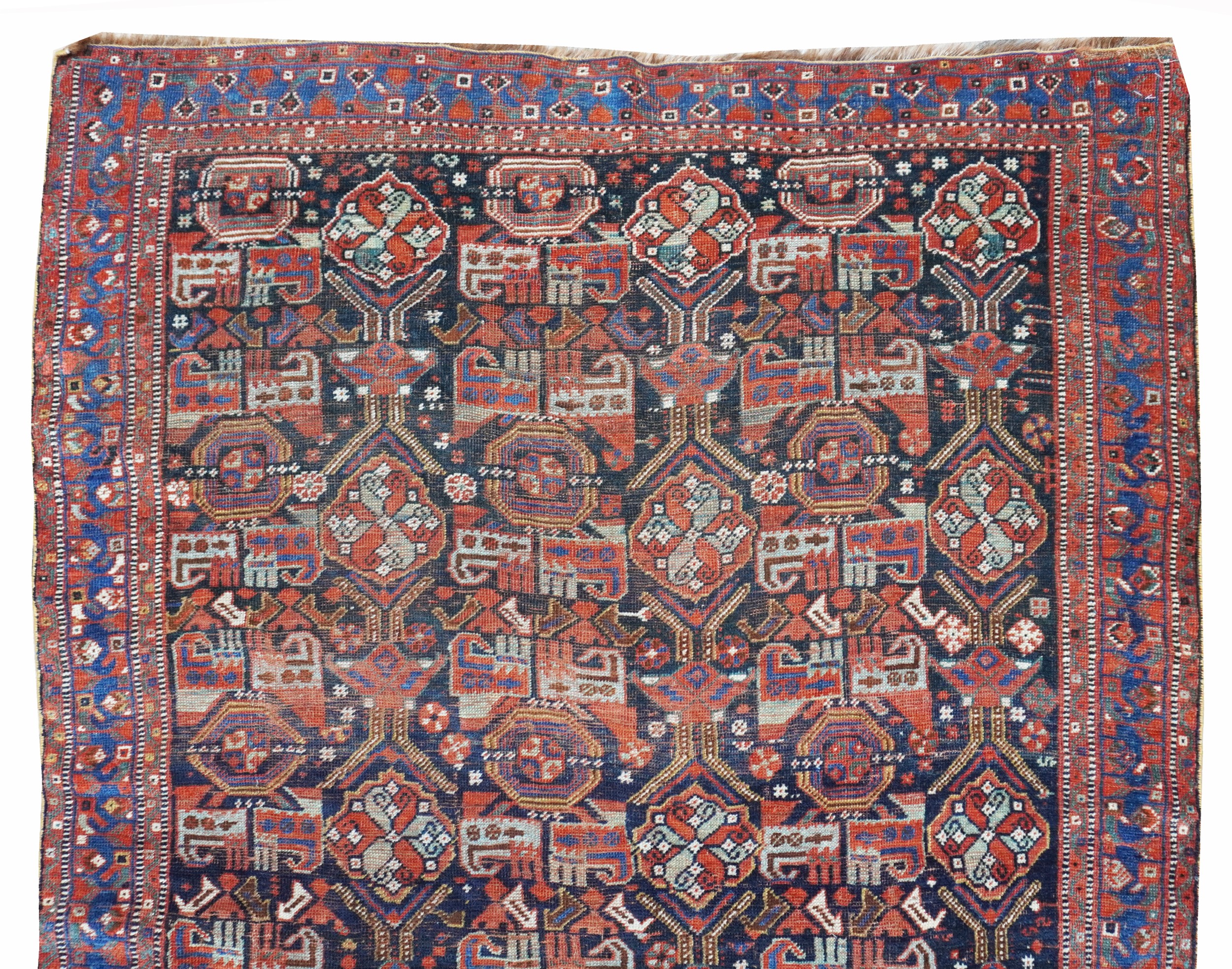 Khamseh, Tappeto Khamseh, Persia meridionale,  XIX secolo