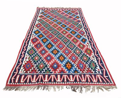 Caucaso, 1900 circa, Kilim Shirvan