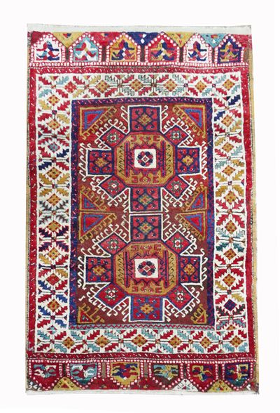 Anatolia occidentale, Tappeto da villaggio, seconda metà del XIX secolo