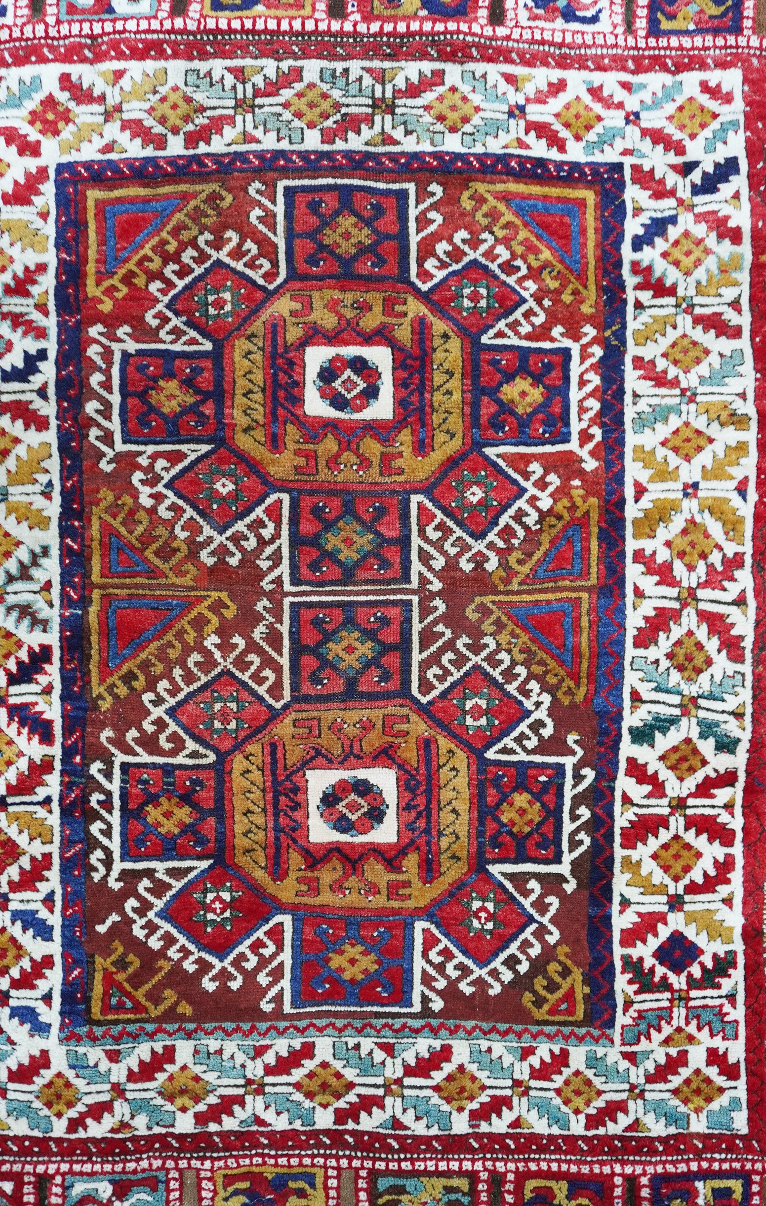 Anatolia occidentale, Tappeto da villaggio, seconda metà del XIX secolo