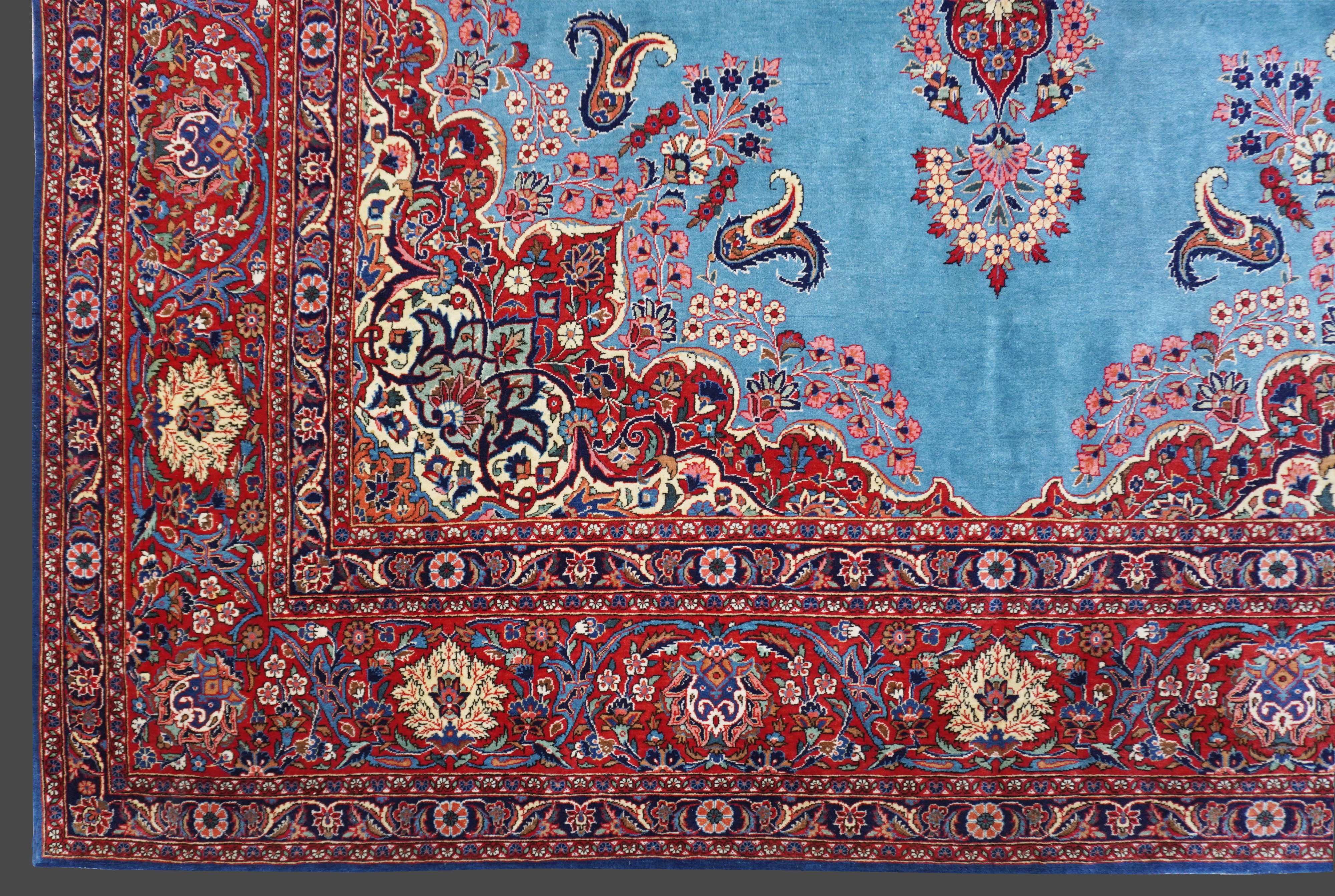 Tappeto Kashan con medaglione, Persia centrale, 1920 circa
