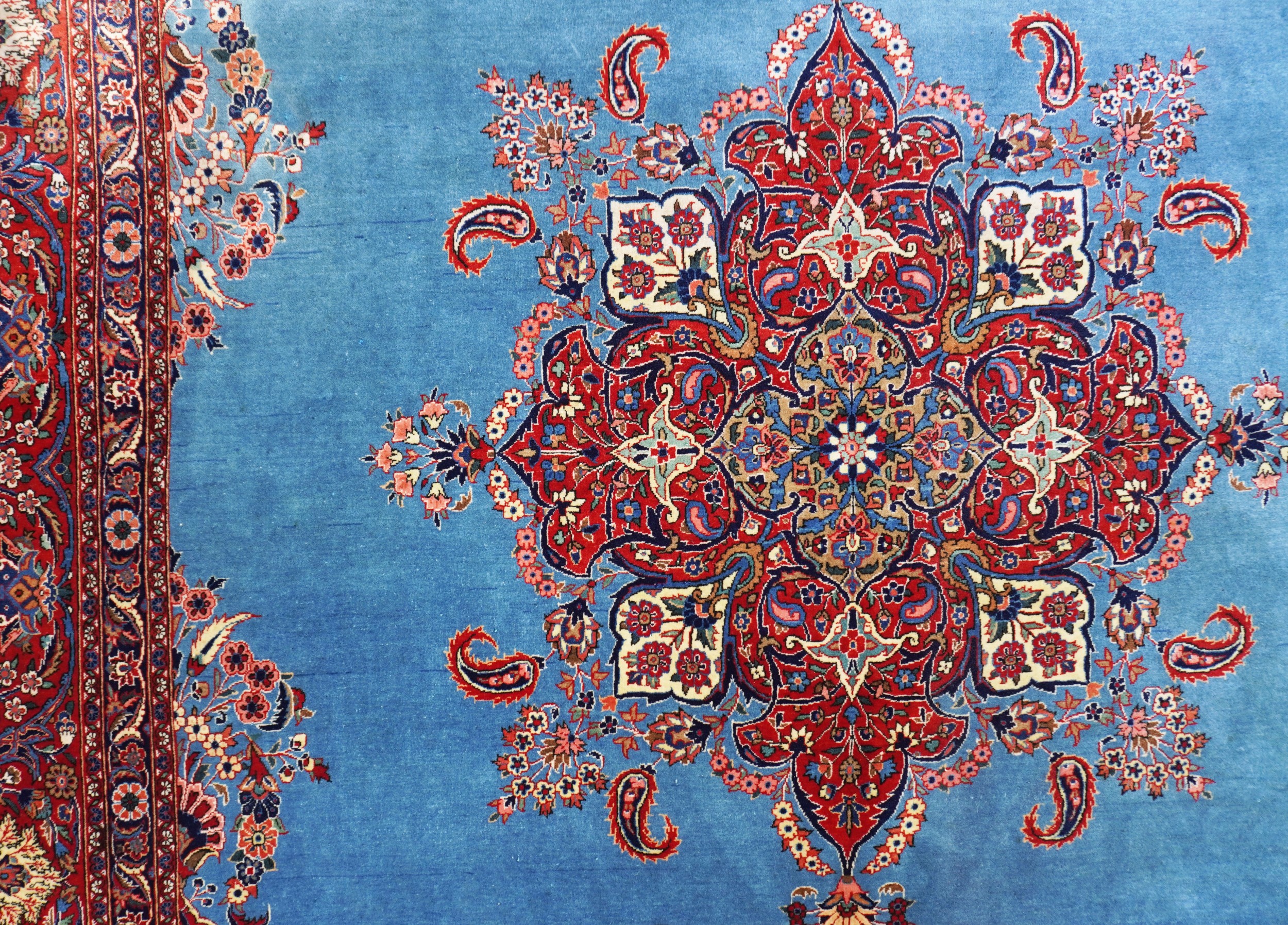 Tappeto Kashan con medaglione, Persia centrale, 1920 circa
