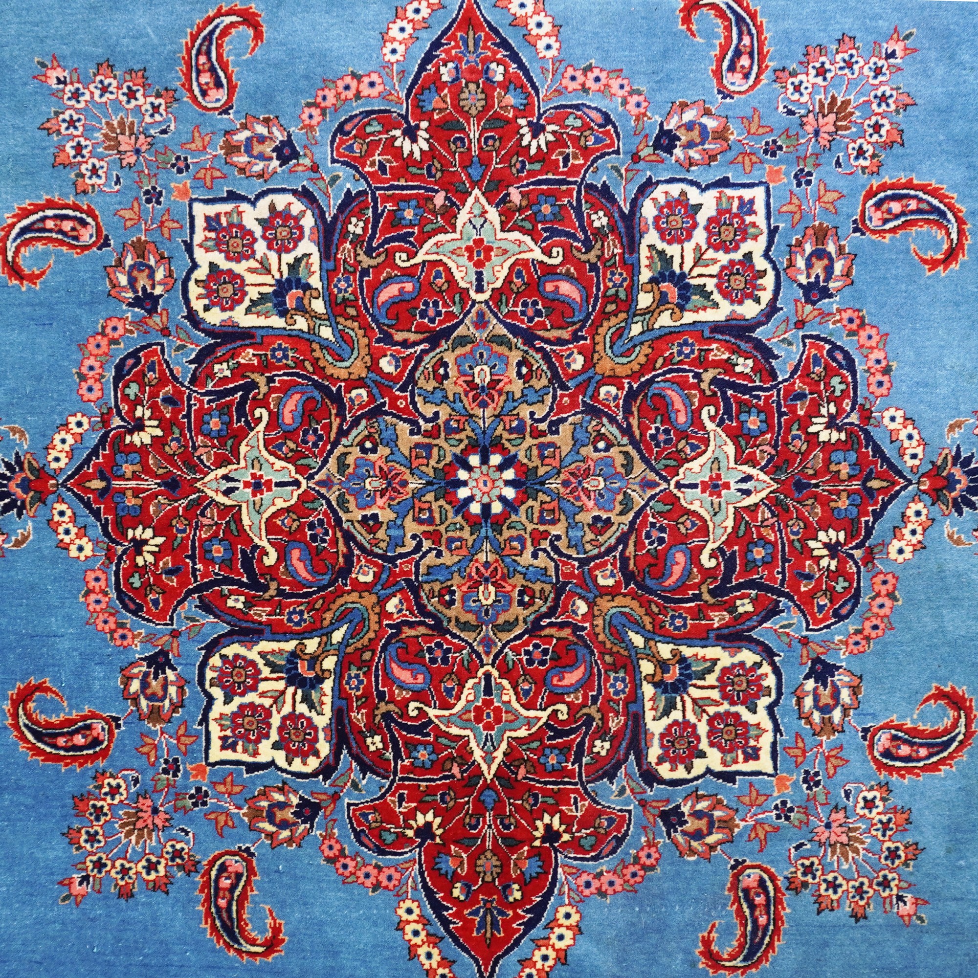Tappeto Kashan con medaglione, Persia centrale, 1920 circa
