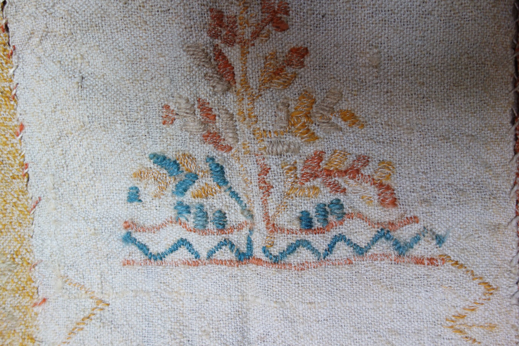 Anatolia sud-orientale, Tessuto curdo “parda”, tessuto a mano a cinque panelli (XIX secolo)