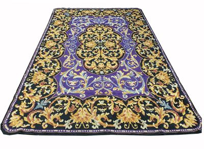 Tappeto Savonnerie, decorazione arabescata, primi del XX secolo